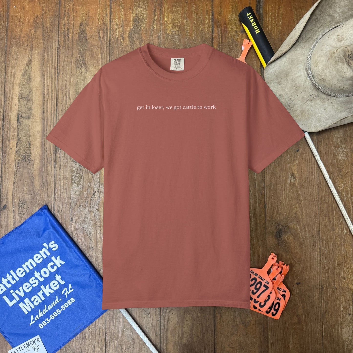 Cattle to Work | Comfort Colors Tee