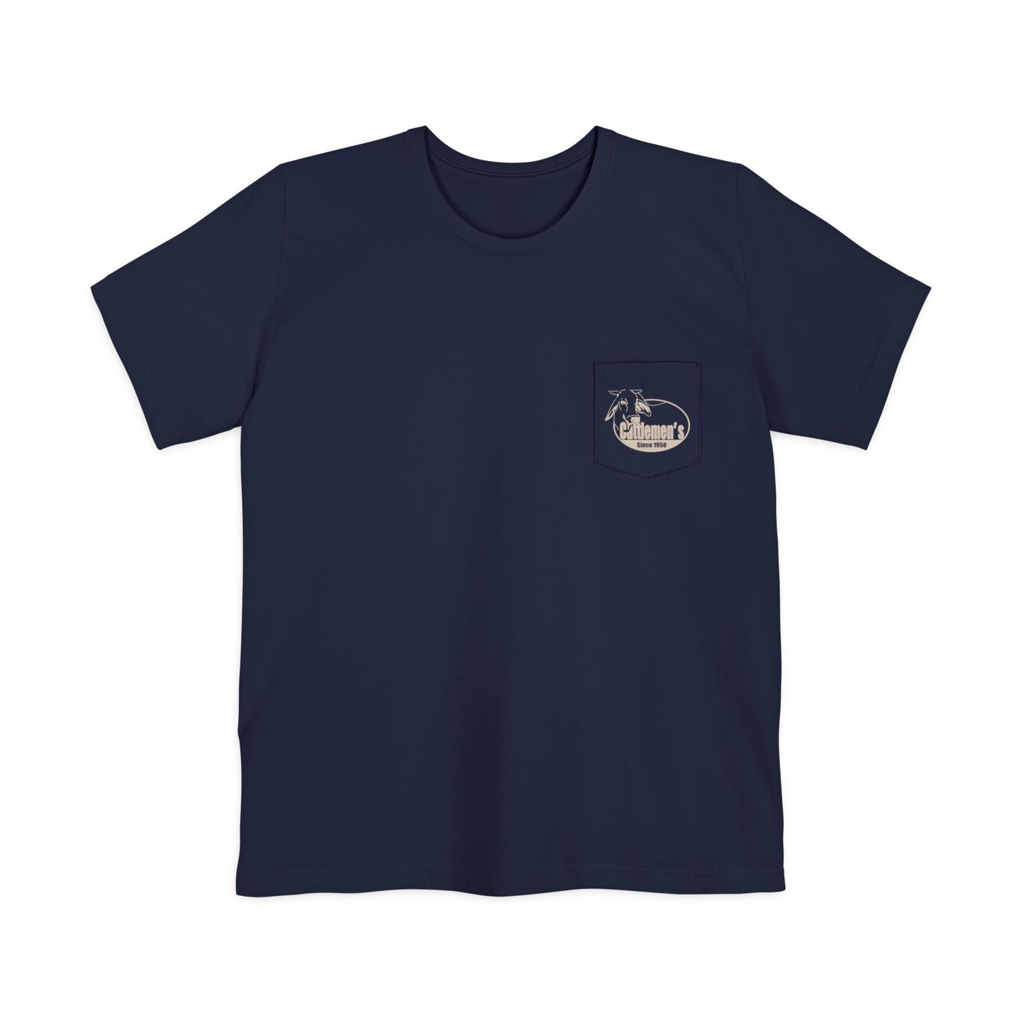 "Save the Florida Cowboy" - Navy Unisex Pocket T-shirt
