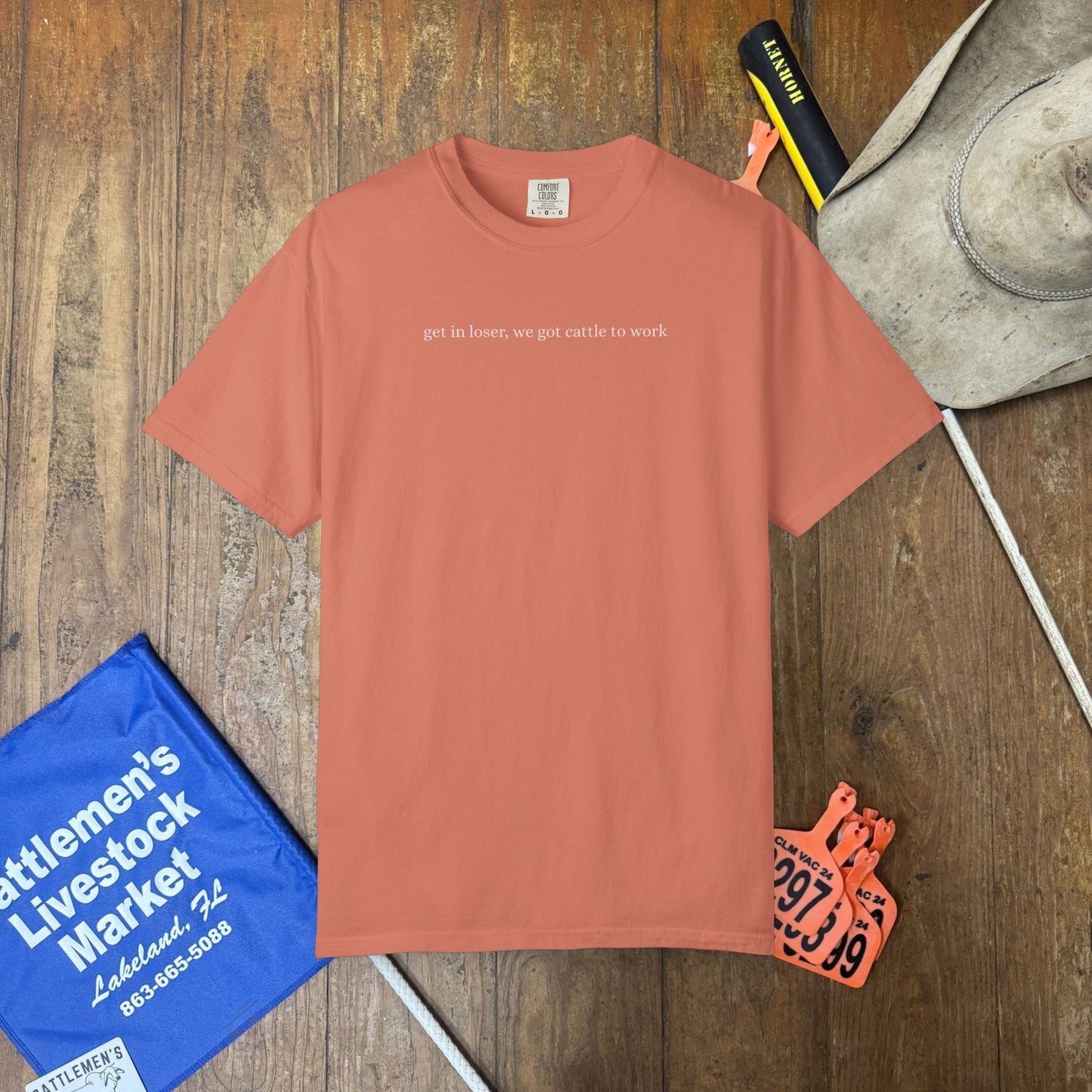 Cattle to Work | Comfort Colors Tee