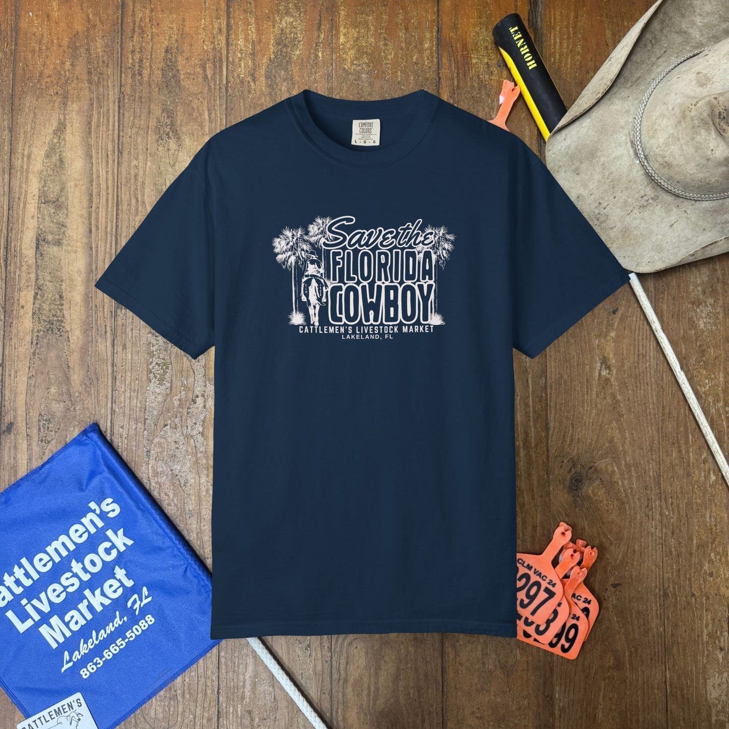 SAVE THE FLORIDA COWBOY | Comfort Colors tee