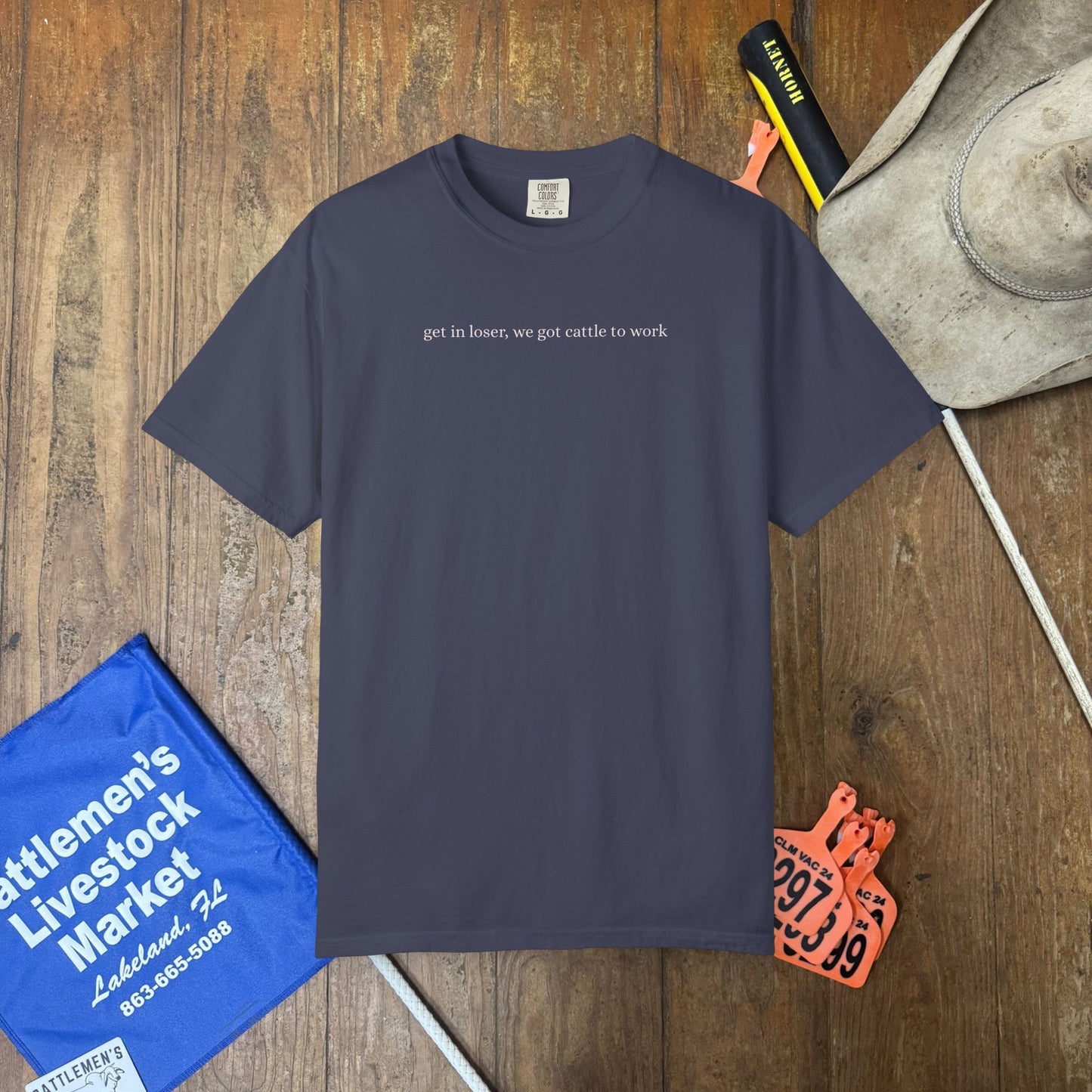 Cattle to Work | Comfort Colors Tee