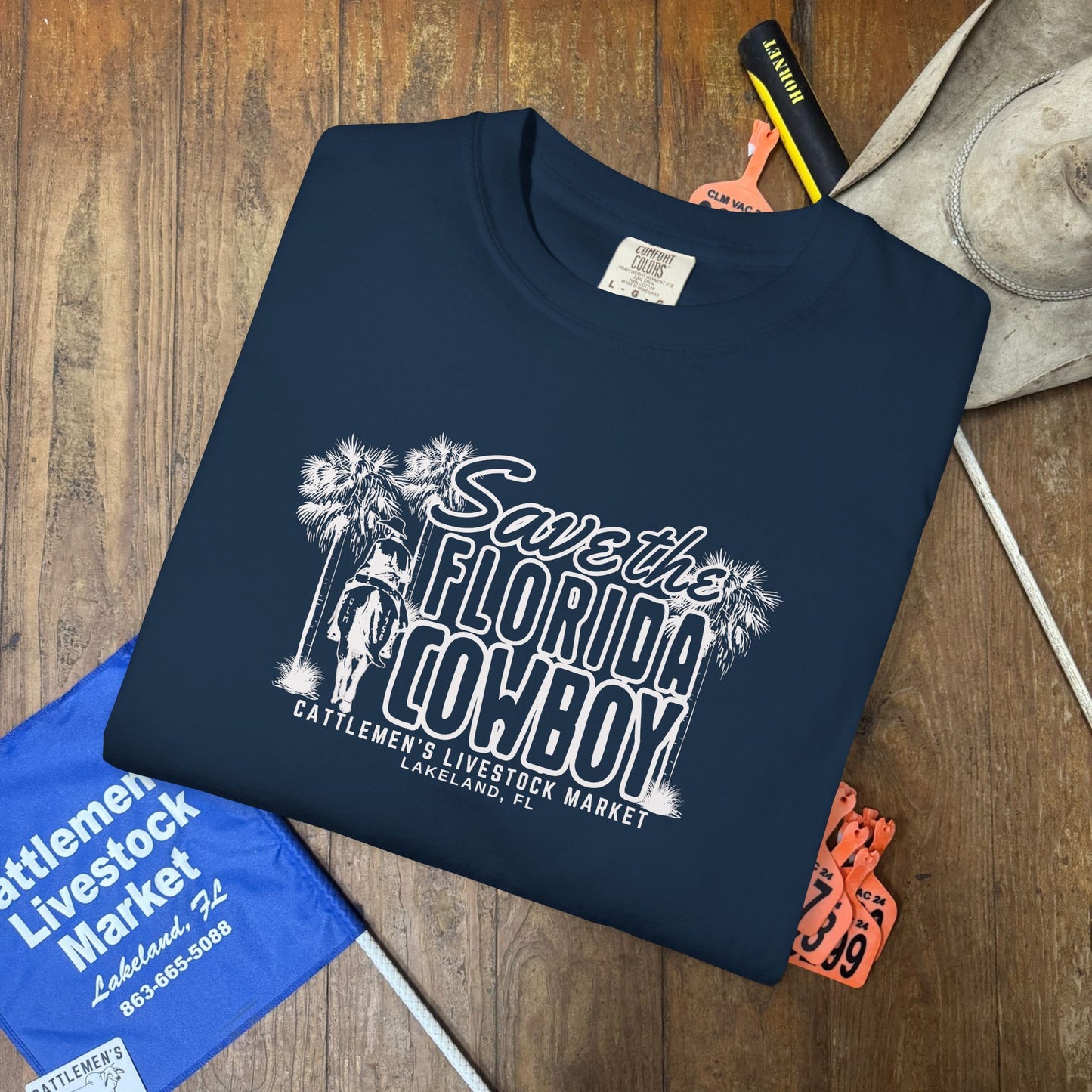 SAVE THE FLORIDA COWBOY | Comfort Colors tee