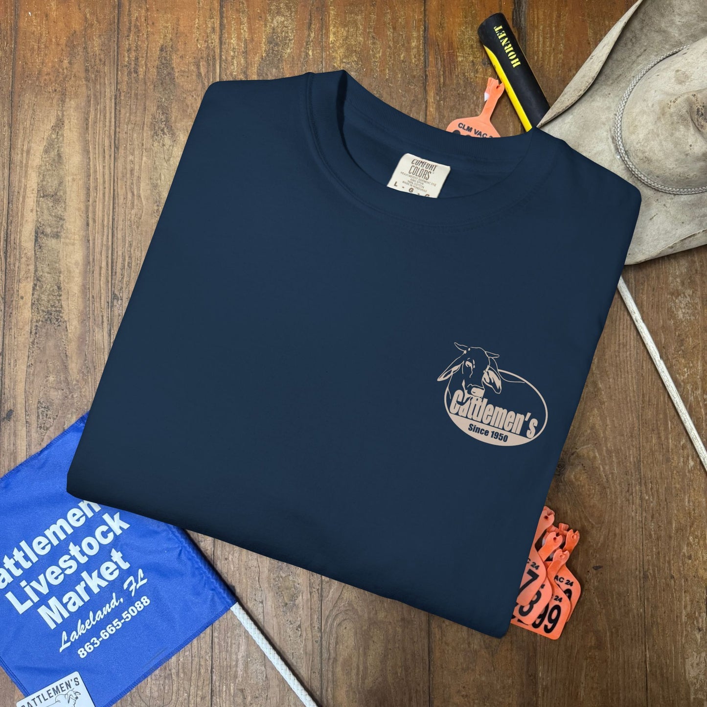 SAVE THE FLORIDA COWBOY | Comfort Colors tee - Olive