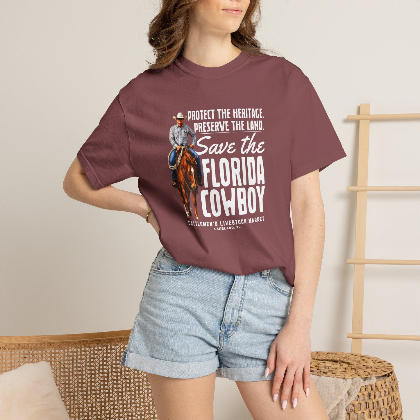 The Fussell - SAVE THE FLORIDA COWBOY | Comfort Colors tee
