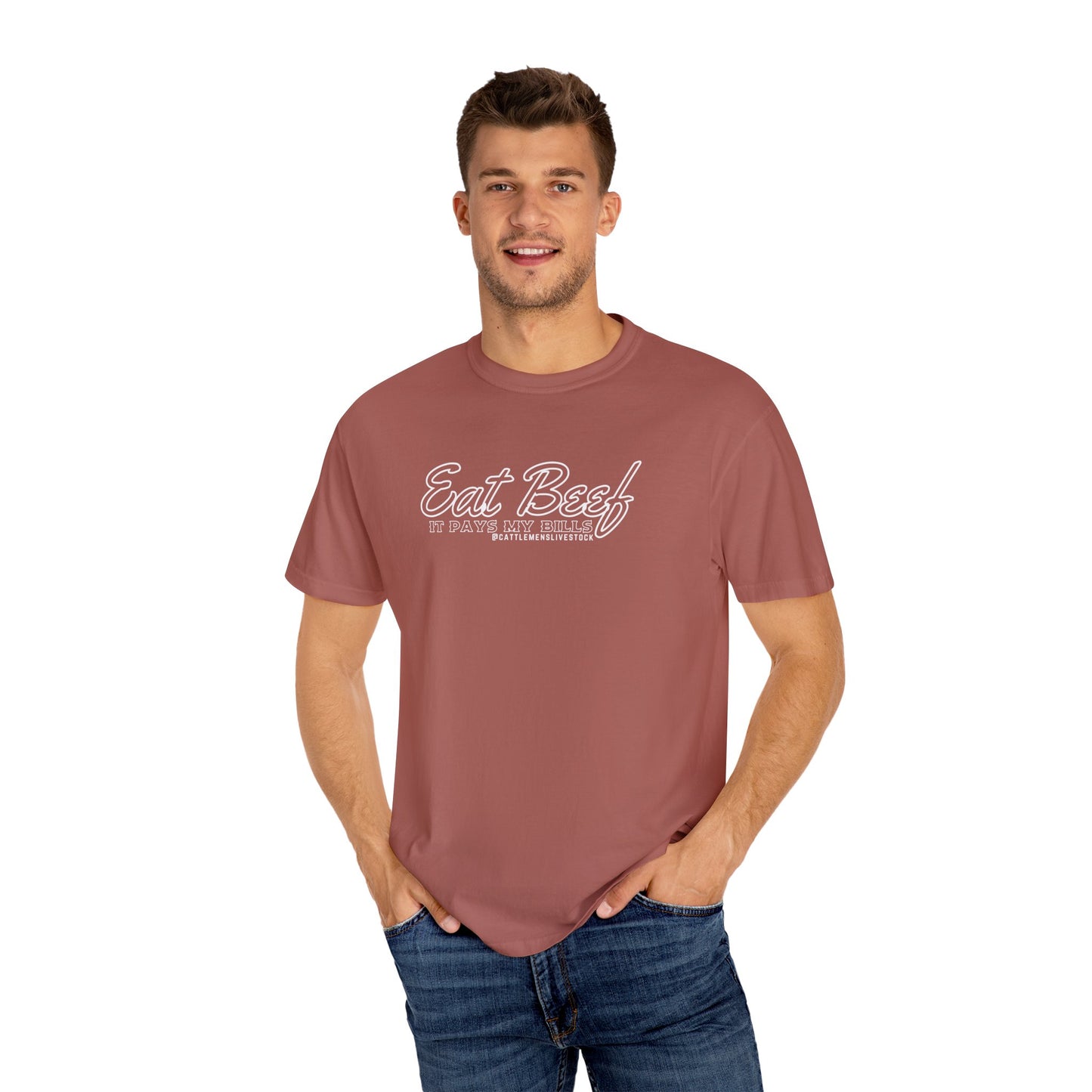 Eat Beef, it pays my bills | Comfort Colors Garment-Dyed T-shirt