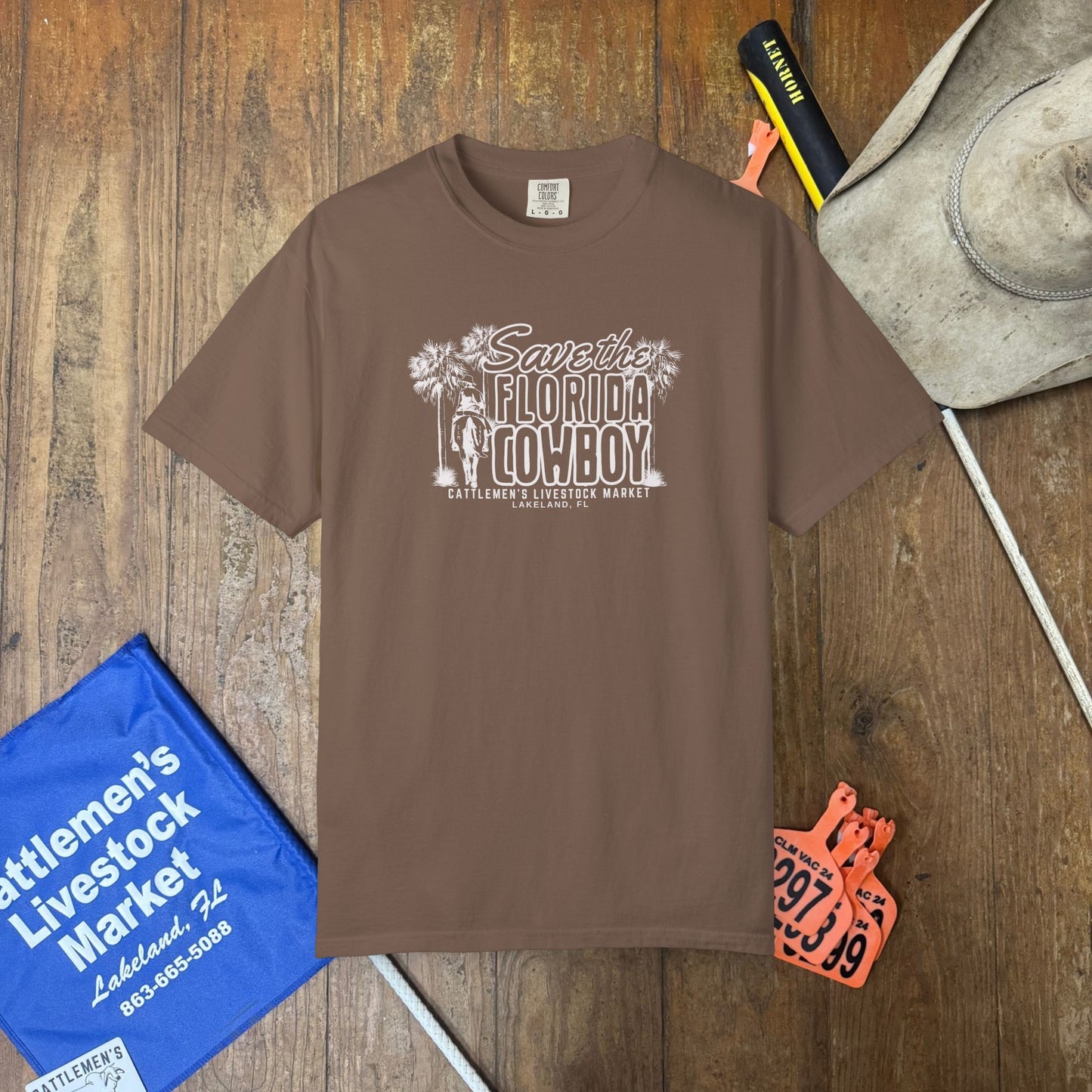 SAVE THE FLORIDA COWBOY | Comfort Colors tee