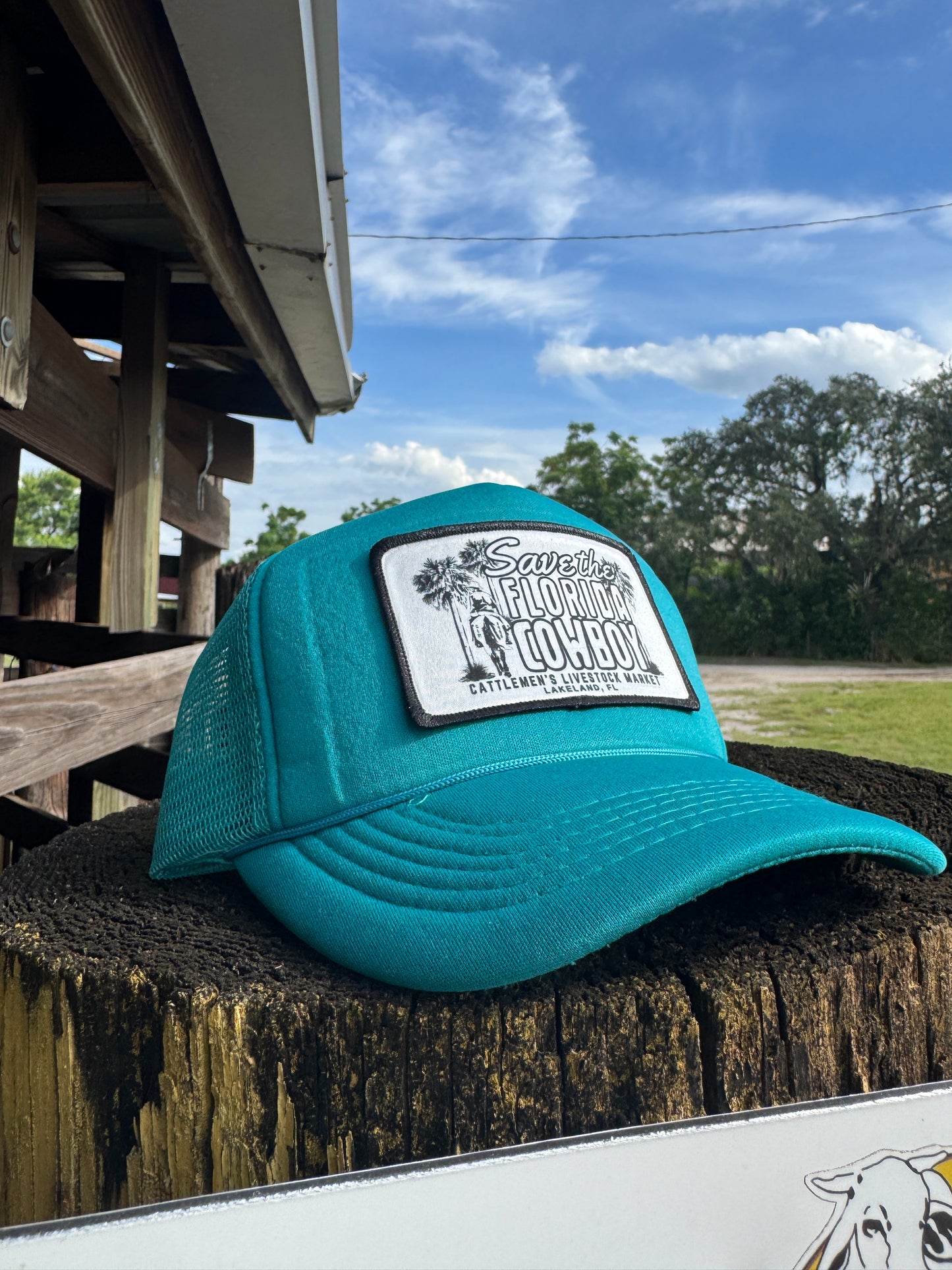 Save the Florida Cowboy Foam Patch Hat | Pre Order - will ship 9/12 | Maroon Hat
