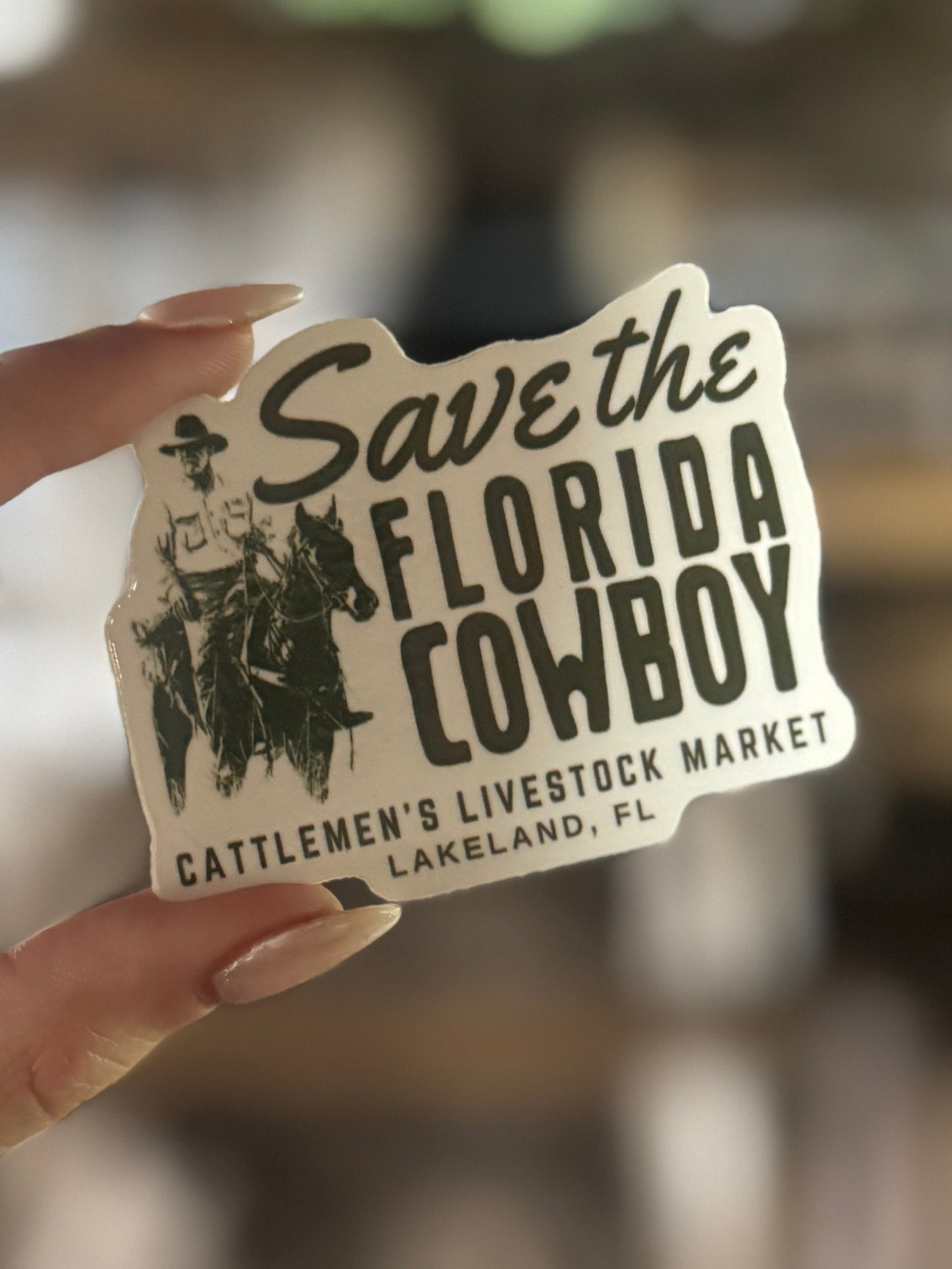 Save the Florida Cowboy | vinyl sticker