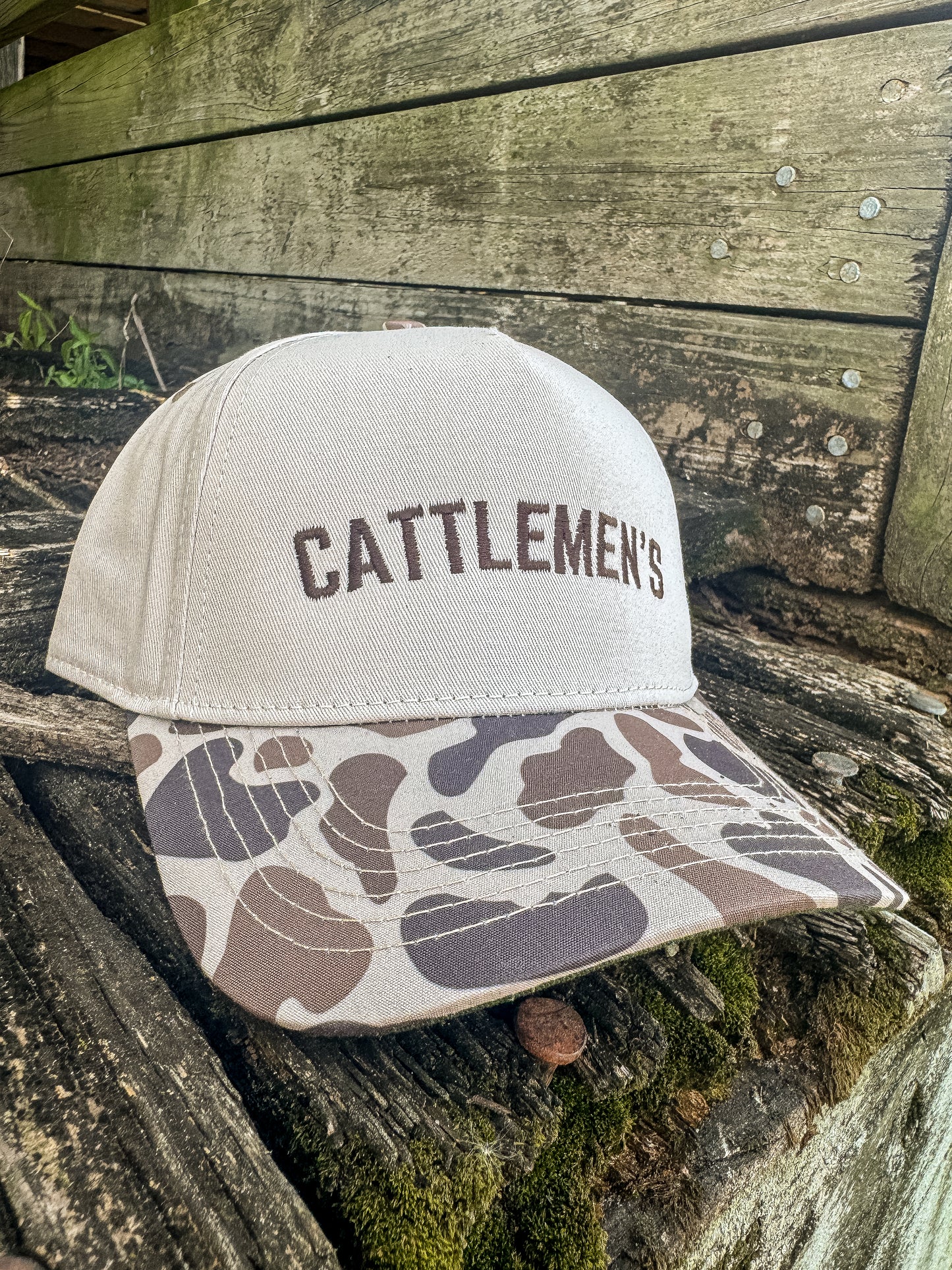 Cattlemen's Hat - Old School Camo