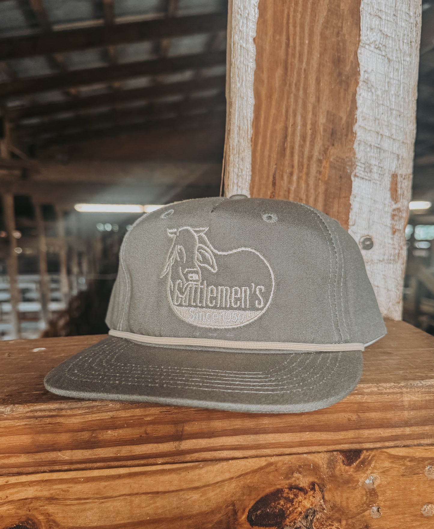 Cattlemen's Rope Hat - Grey