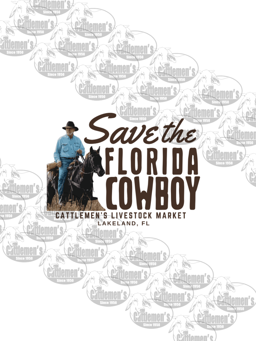 Save the Florida Cowboy | vinyl sticker 3.5 X 3.5