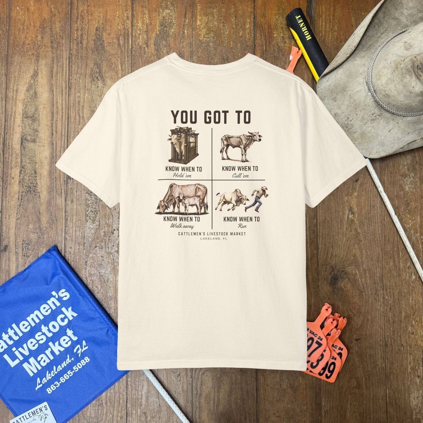 The Gambler Tee - Front & Back