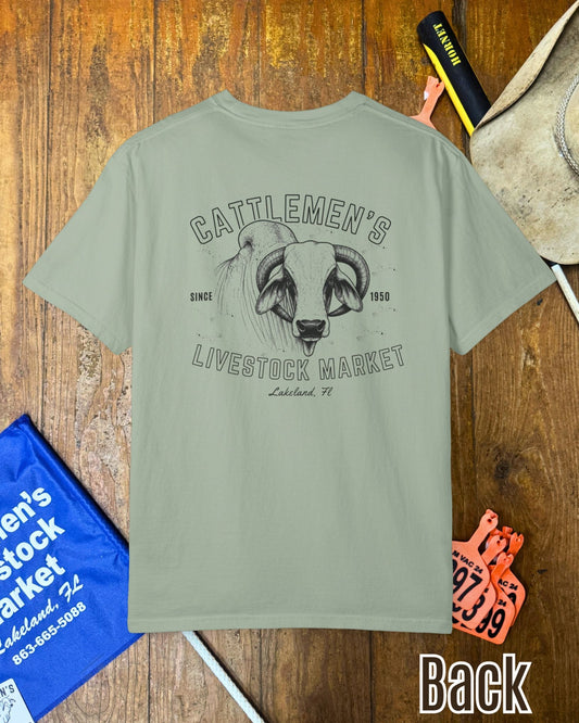 Cattlemen's Brammer Bull Garment-Dyed T-shirt