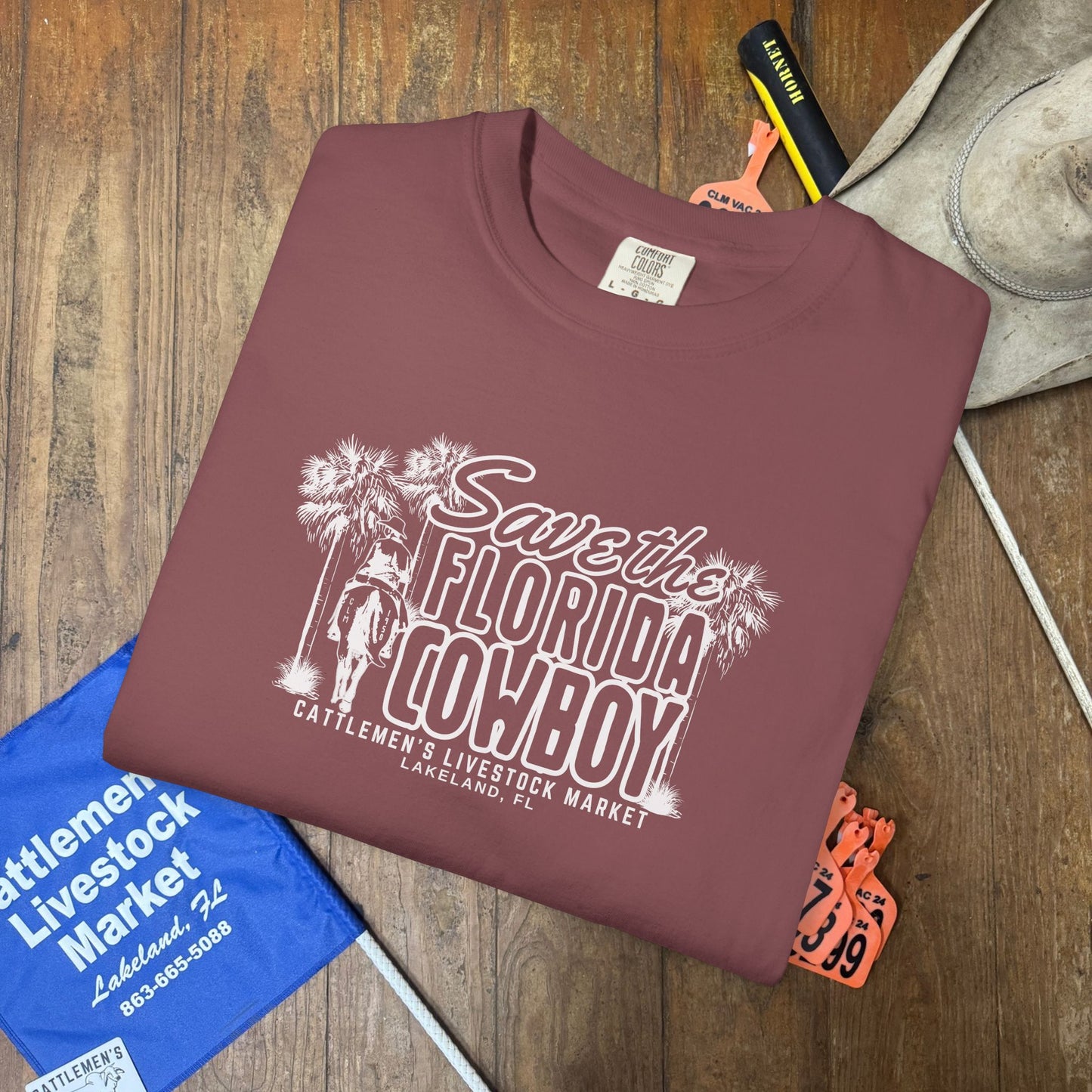 SAVE THE FLORIDA COWBOY | Comfort Colors tee