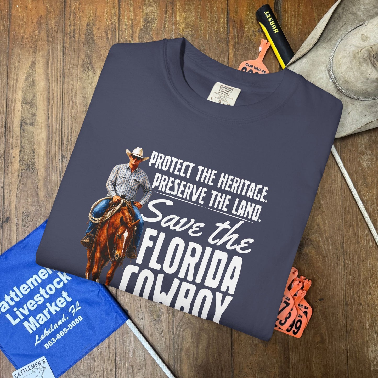 The Fussell - SAVE THE FLORIDA COWBOY | Comfort Colors tee
