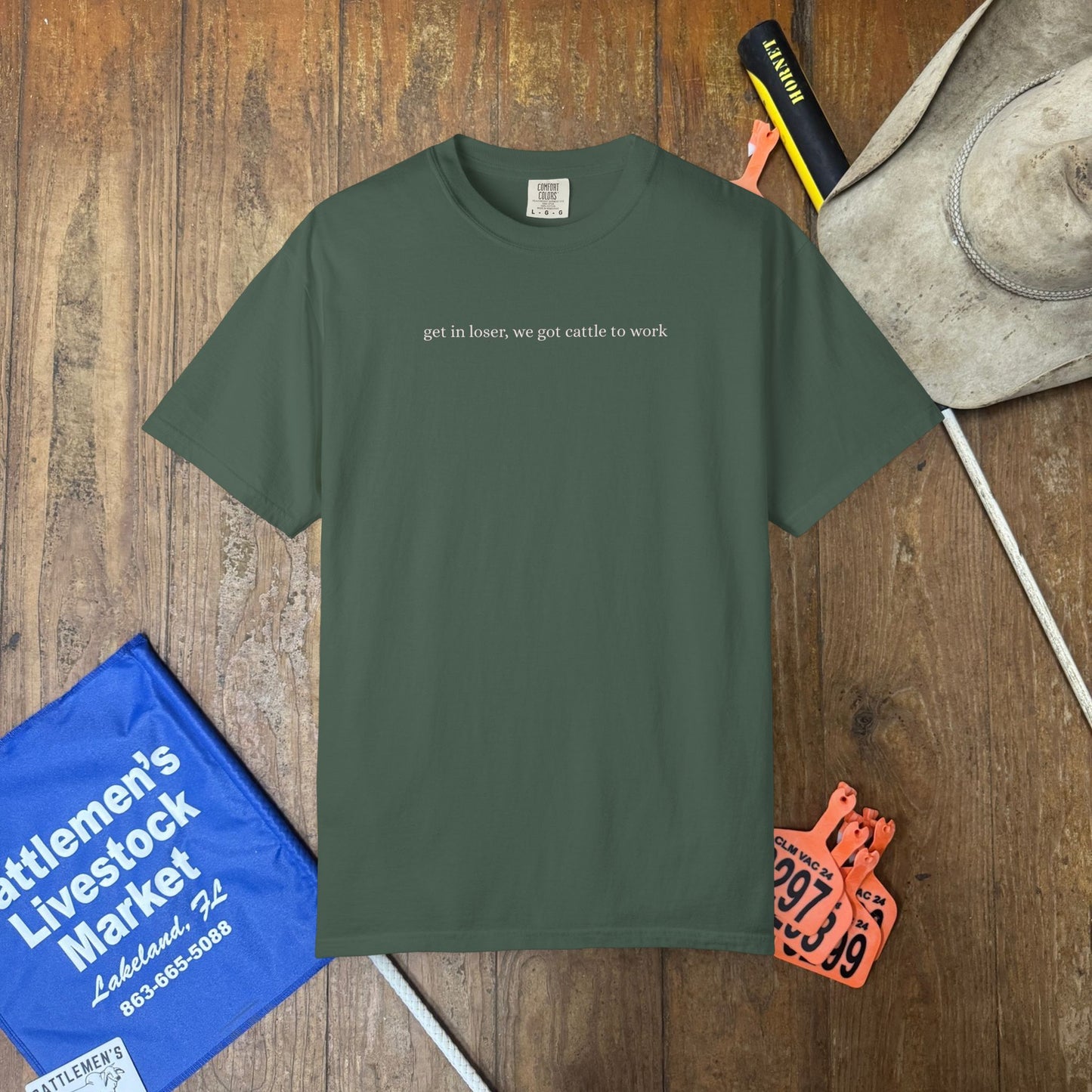 Cattle to Work | Comfort Colors Tee