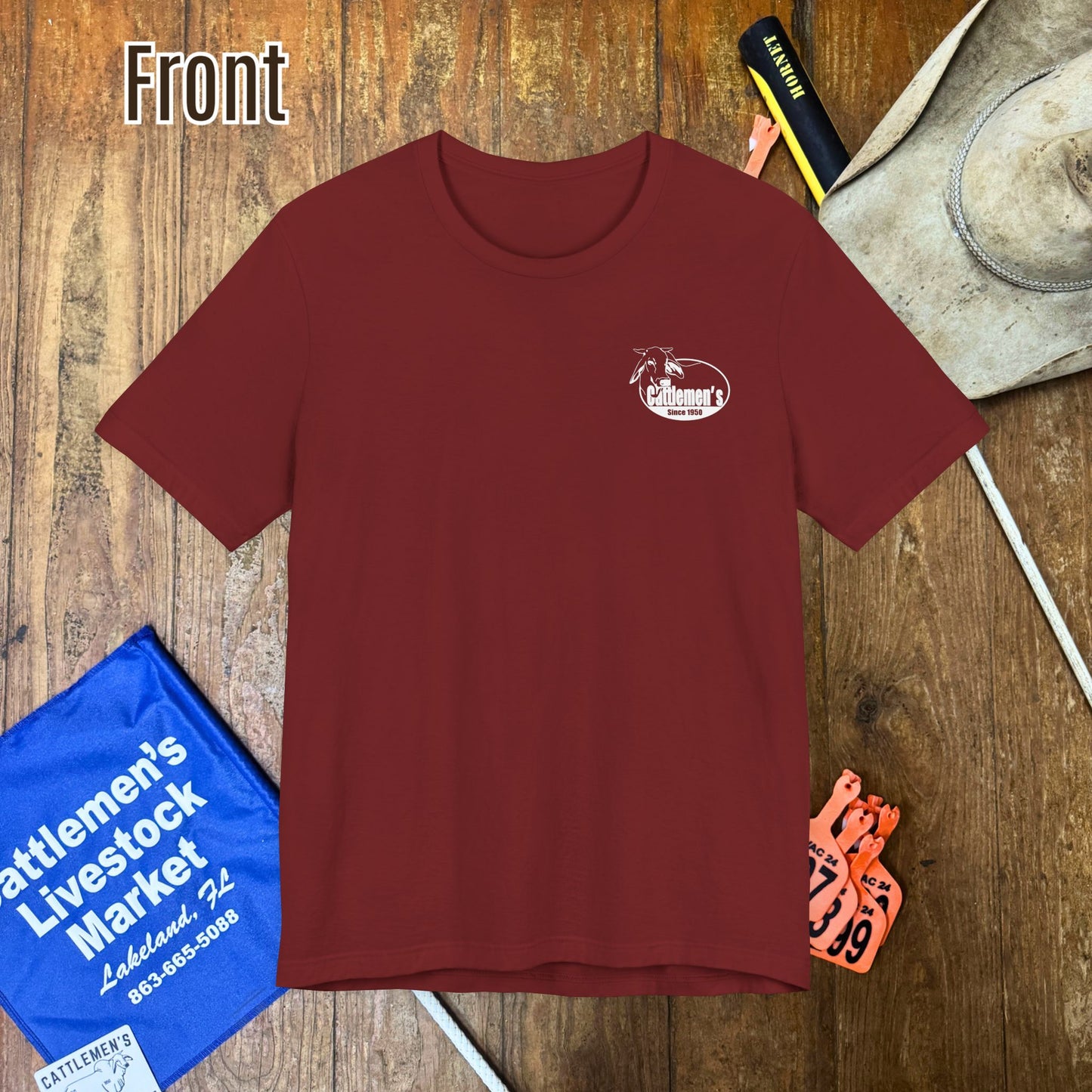 Cattlemen's Logo Tshirt | Unisex Jersey Short Sleeve Tee