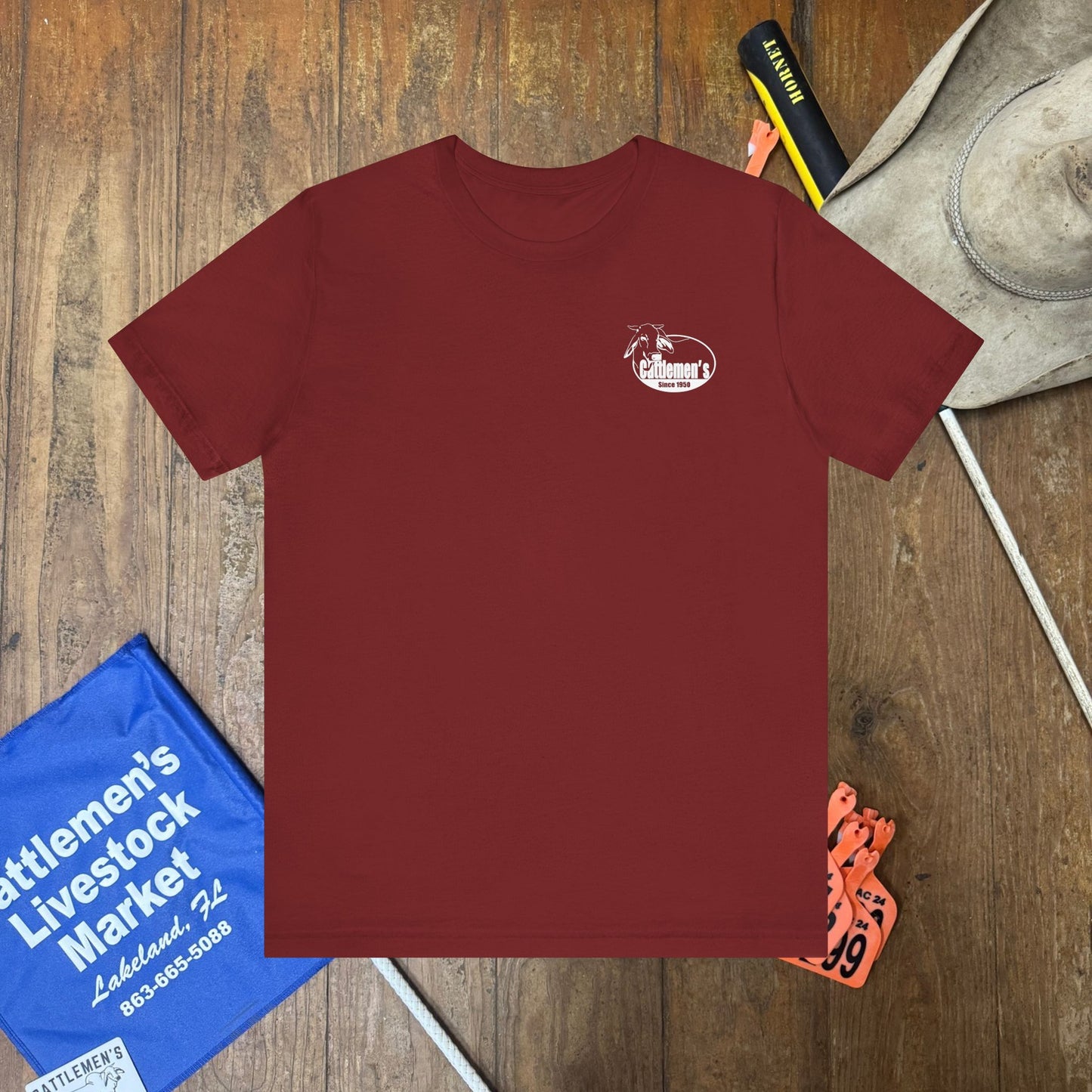 Cattlemen's Logo Tshirt | Unisex Jersey Short Sleeve Tee