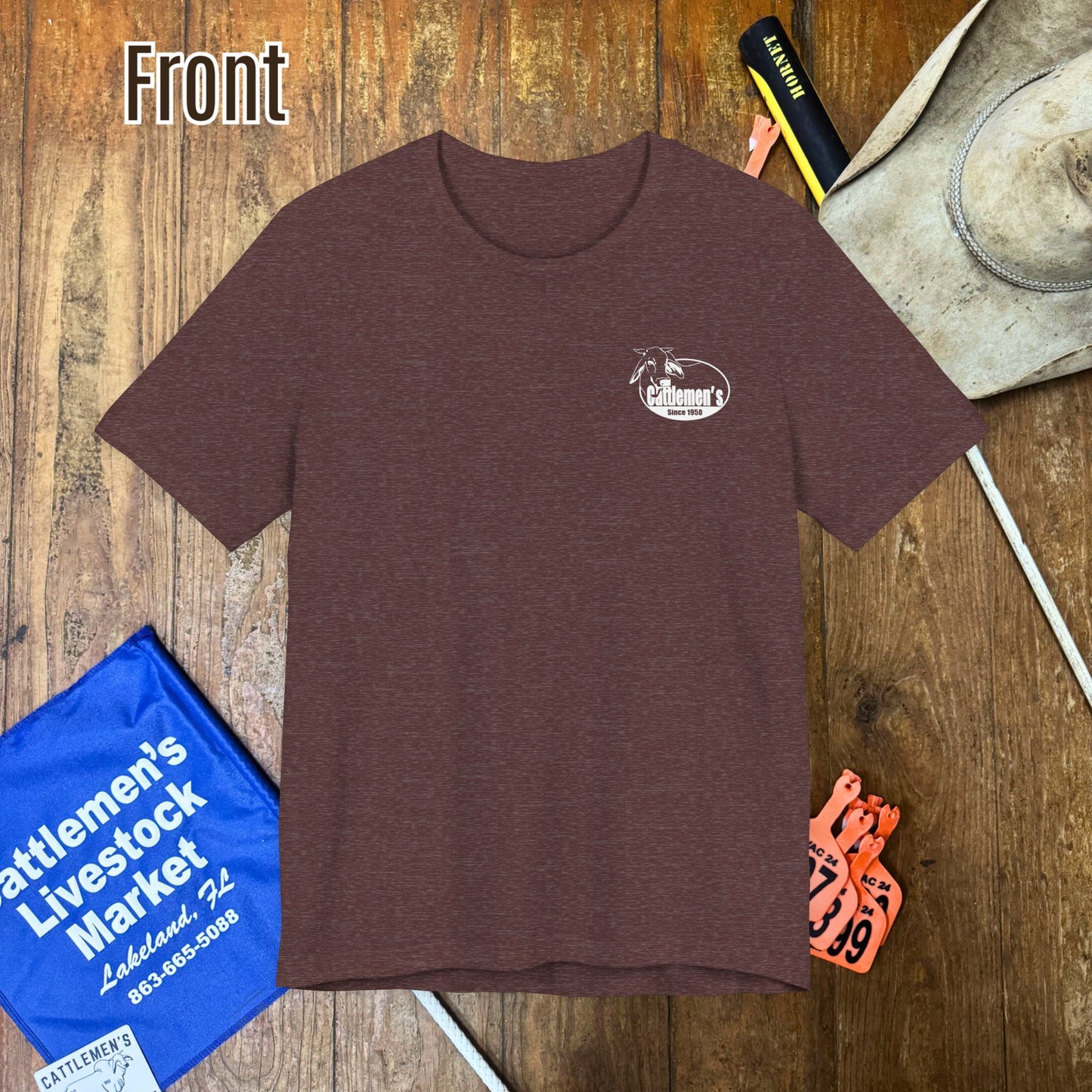Cattlemen's Logo Tshirt | Unisex Jersey Short Sleeve Tee
