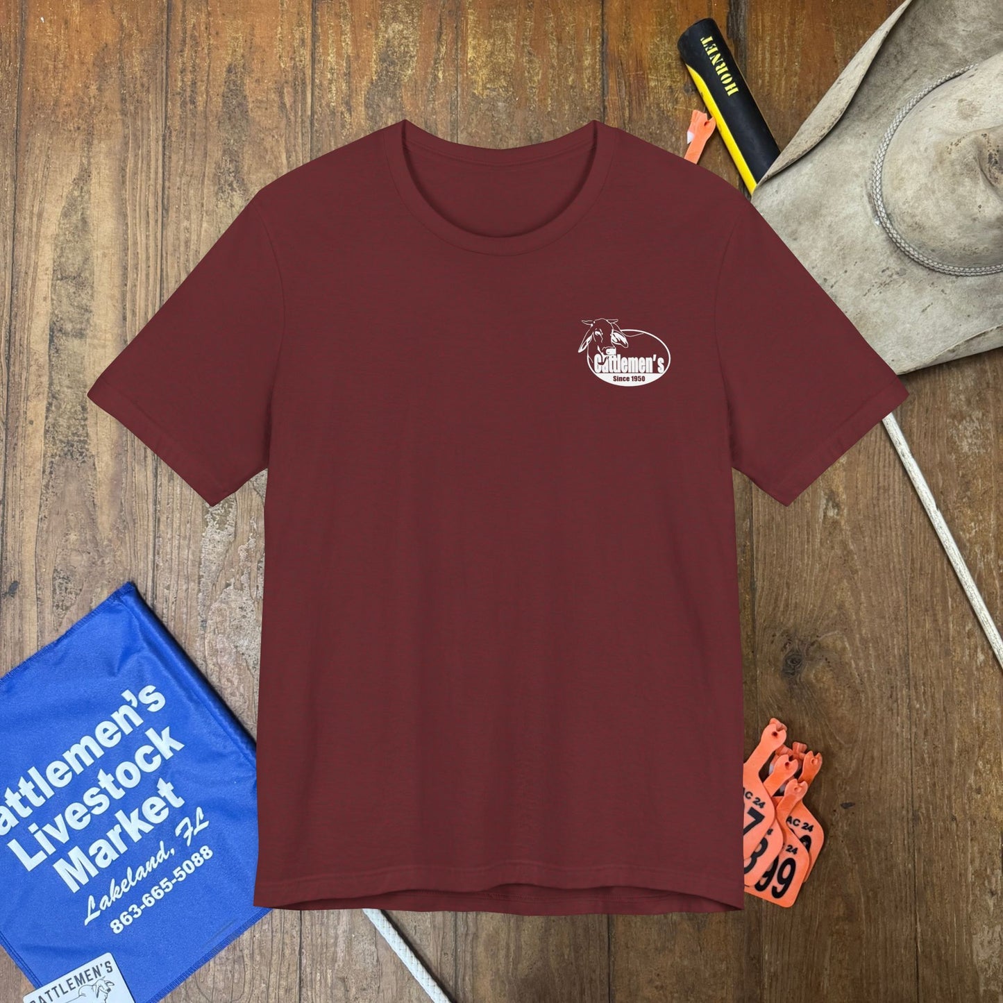 Cattlemen's Logo Tshirt | Unisex Jersey Short Sleeve Tee