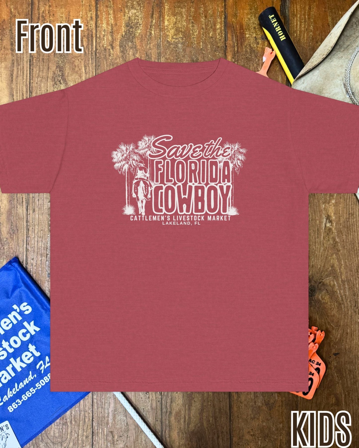 Save The Florida Cowboy - Kids T-shirt
