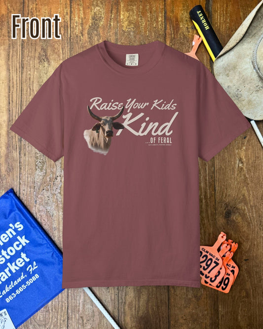 Kind of Feral Ranch Tee | Comfort Colors tee - Rust