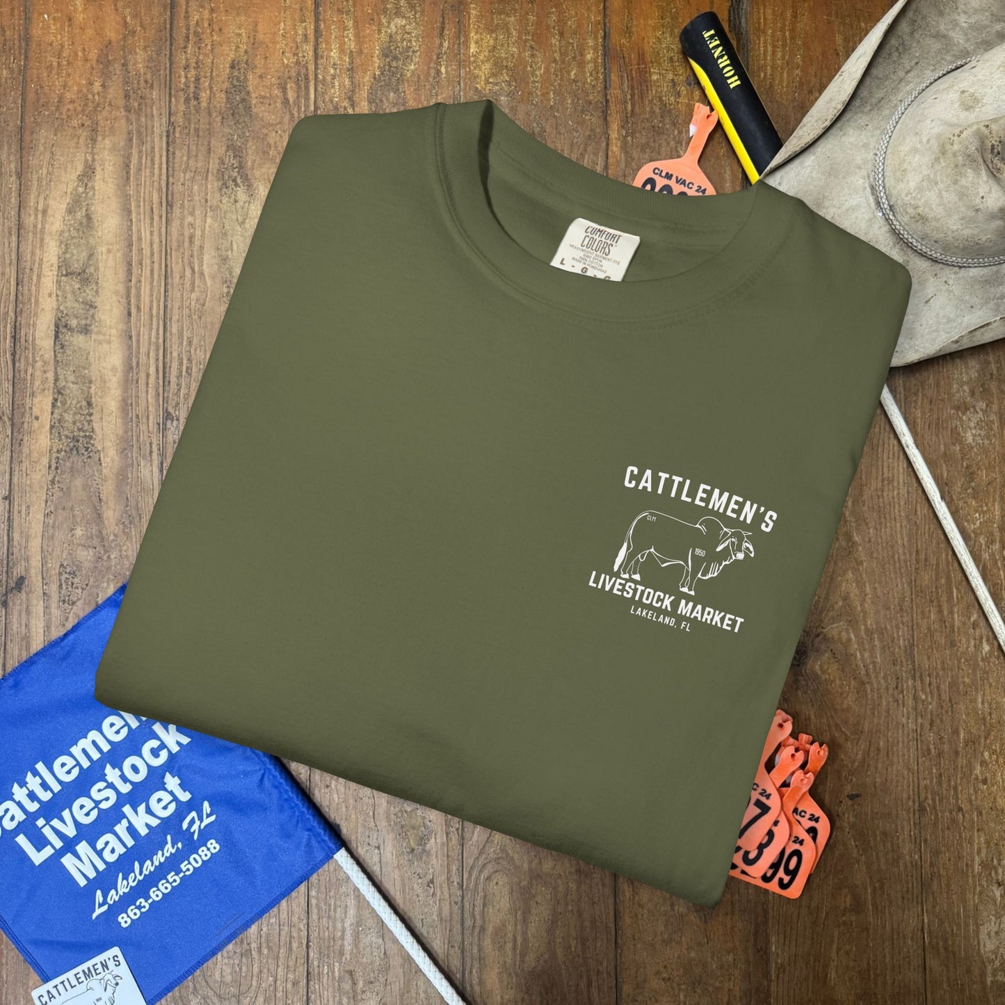 SAVE THE FLORIDA COWBOY | Comfort Colors tee | Front & Back