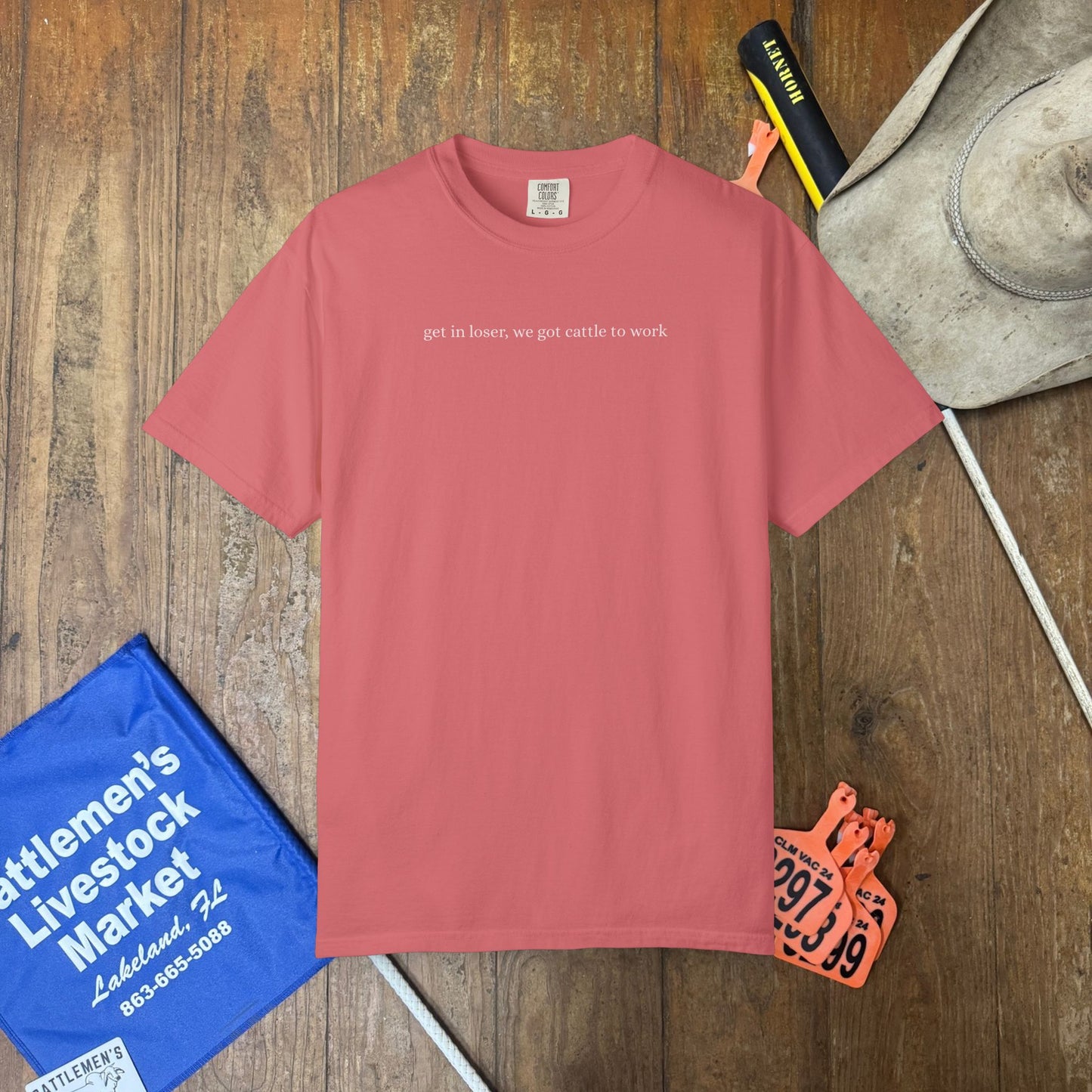 Cattle to Work | Comfort Colors Tee