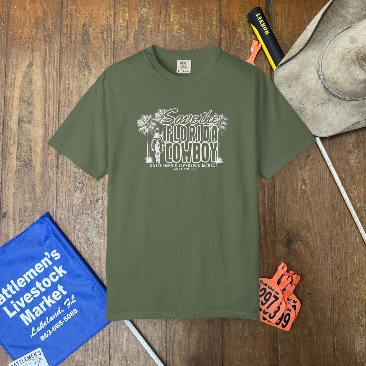 SAVE THE FLORIDA COWBOY | Comfort Colors tee