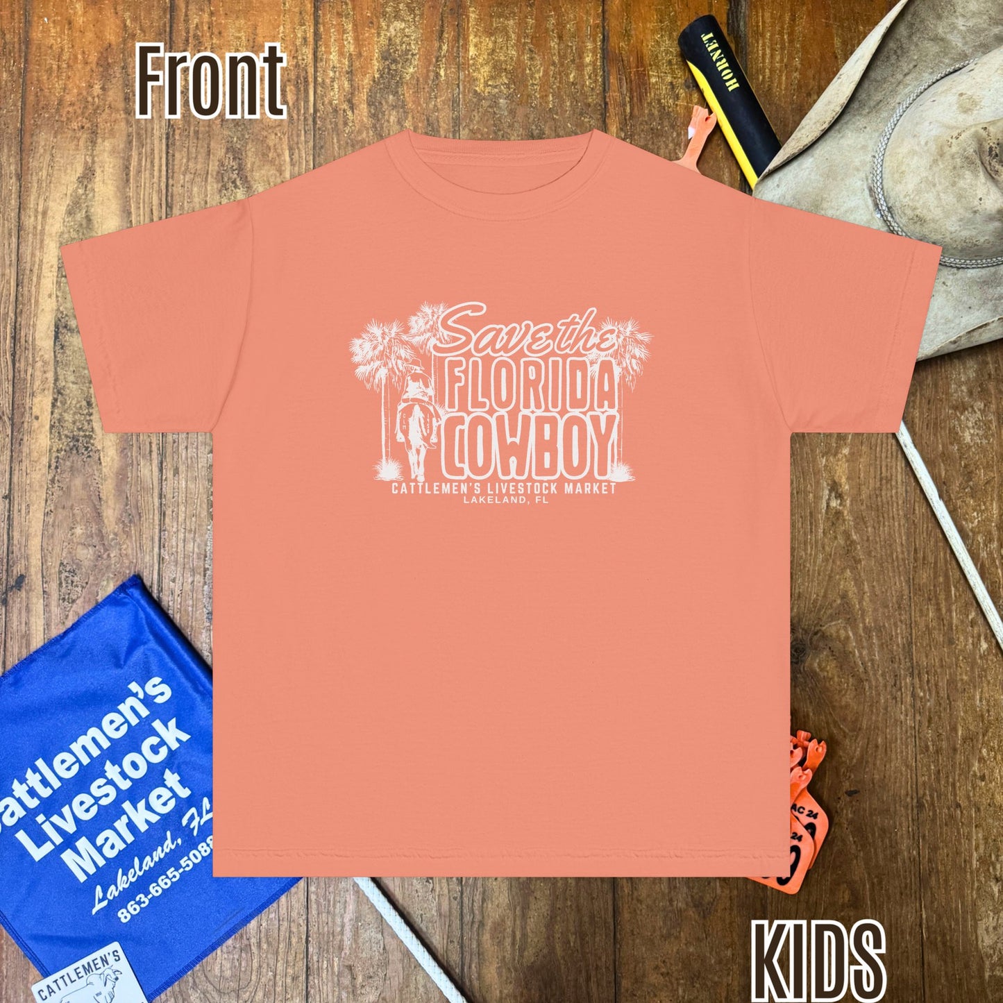 Save The Florida Cowboy - Kids T-shirt