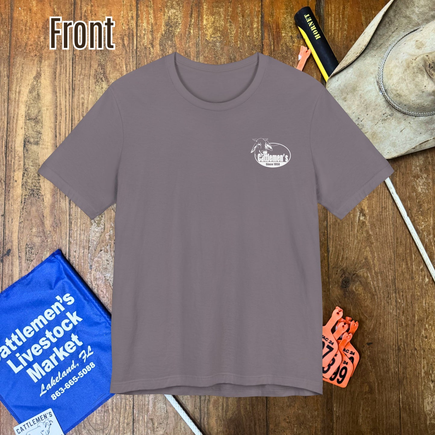 Cattlemen's Logo Tshirt | Unisex Jersey Short Sleeve Tee