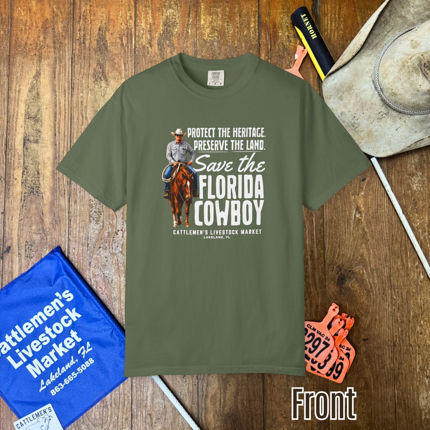 The Fussell - SAVE THE FLORIDA COWBOY | Comfort Colors tee