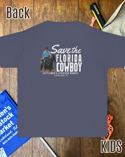 Save The Florida Cowboy -  Kids T-shirt