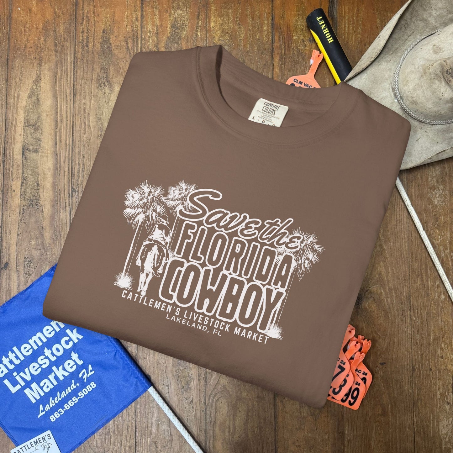SAVE THE FLORIDA COWBOY | Comfort Colors tee