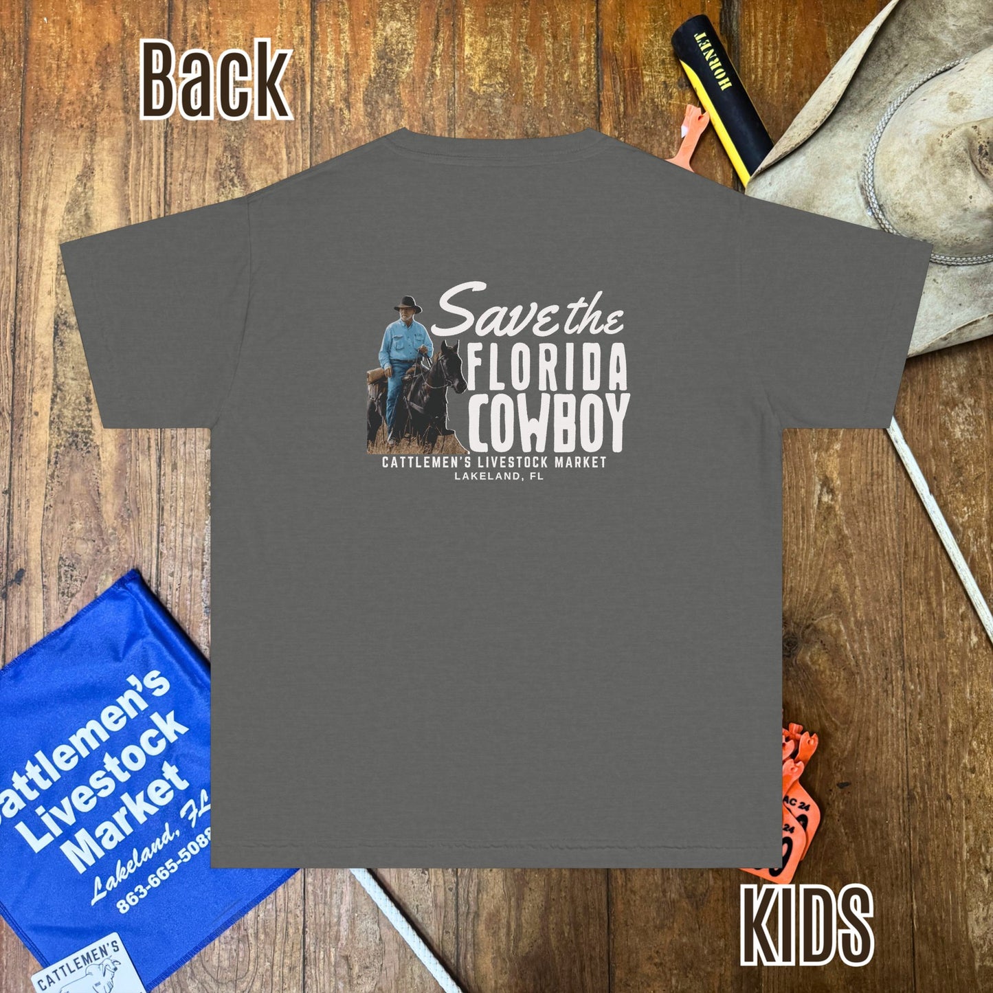 Save The Florida Cowboy -  Kids T-shirt