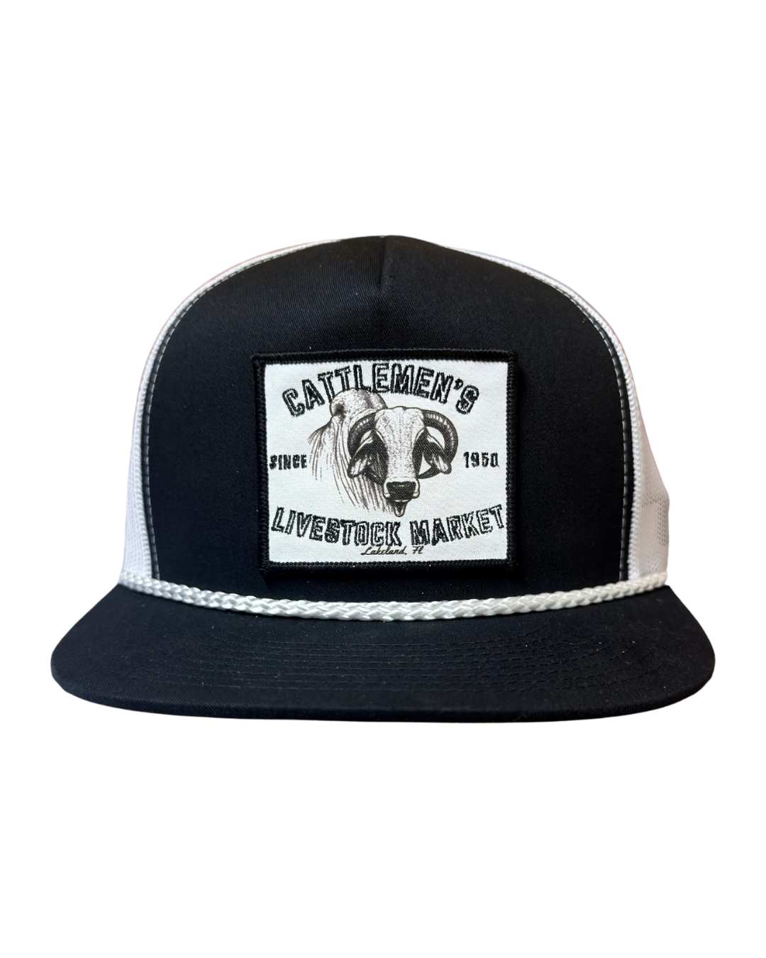 Cattlemen's Patch Hats - Black & White