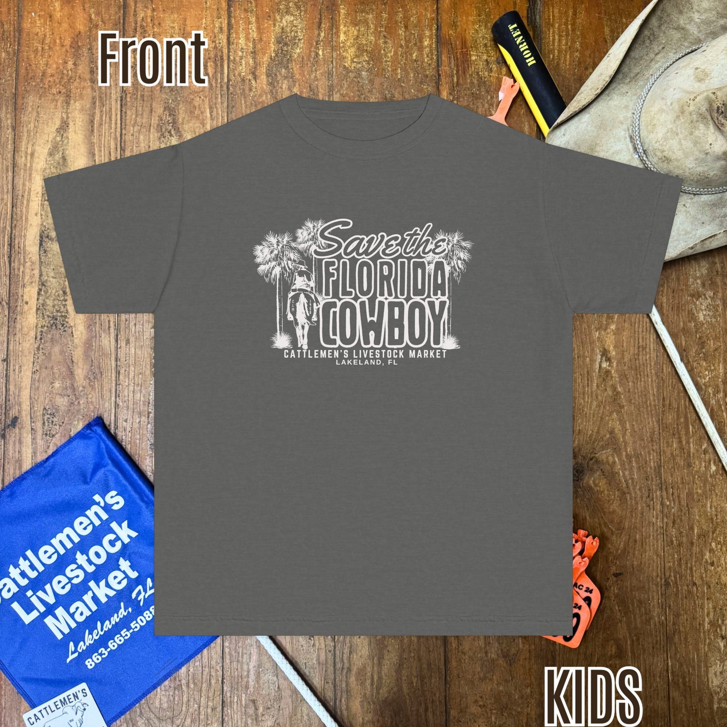 Save The Florida Cowboy - Kids T-shirt