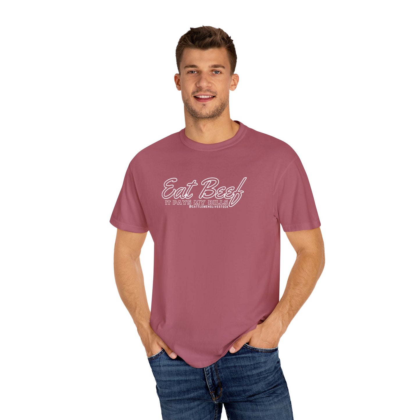 Eat Beef, it pays my bills | Comfort Colors Garment-Dyed T-shirt