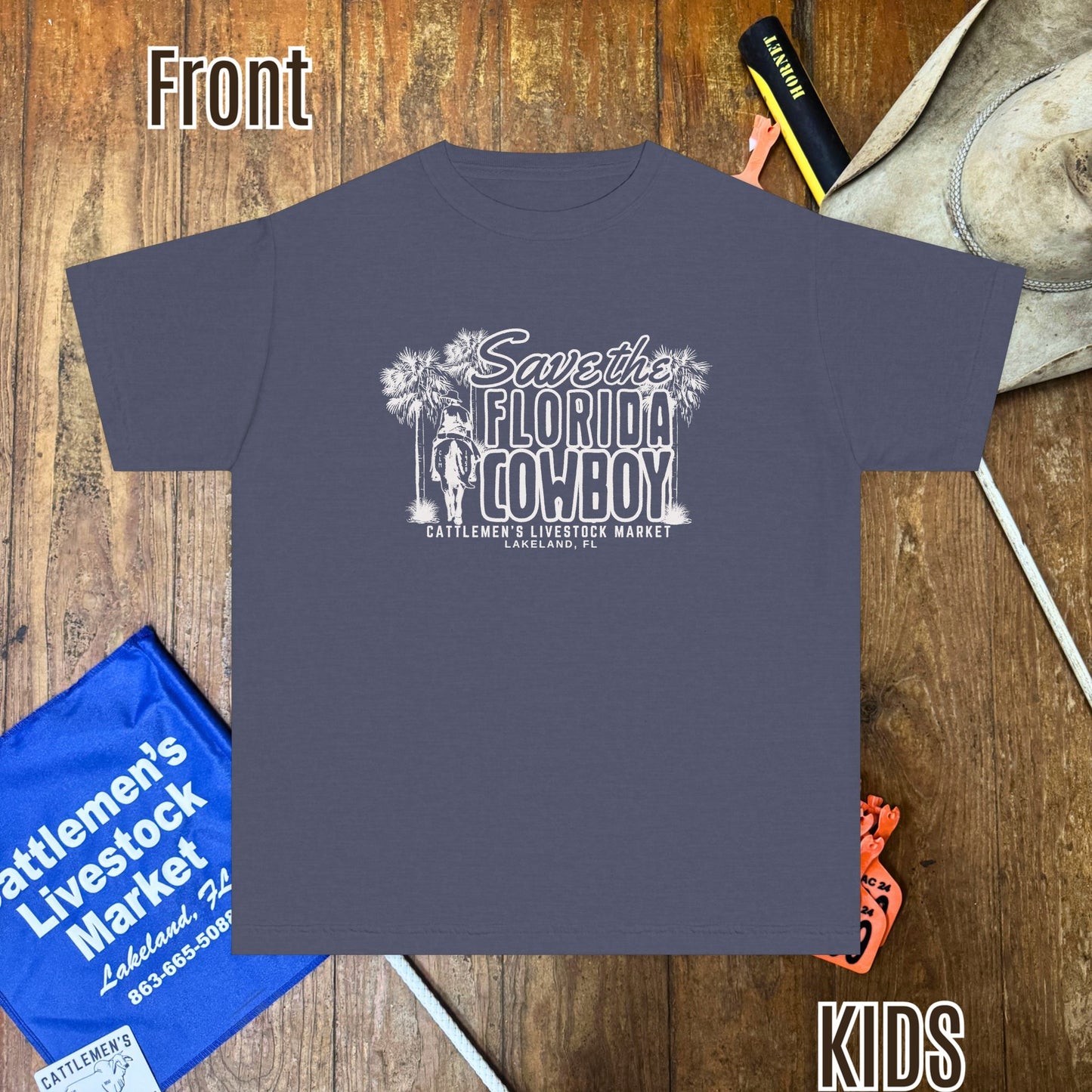 Save The Florida Cowboy - Kids T-shirt