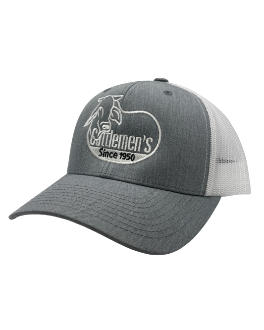 Cattlemen's  Logo Hat -  Heather Gray
