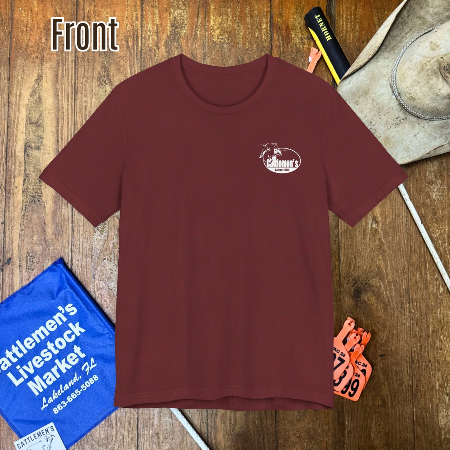 Cattlemen's Logo Tshirt | Unisex Jersey Short Sleeve Tee