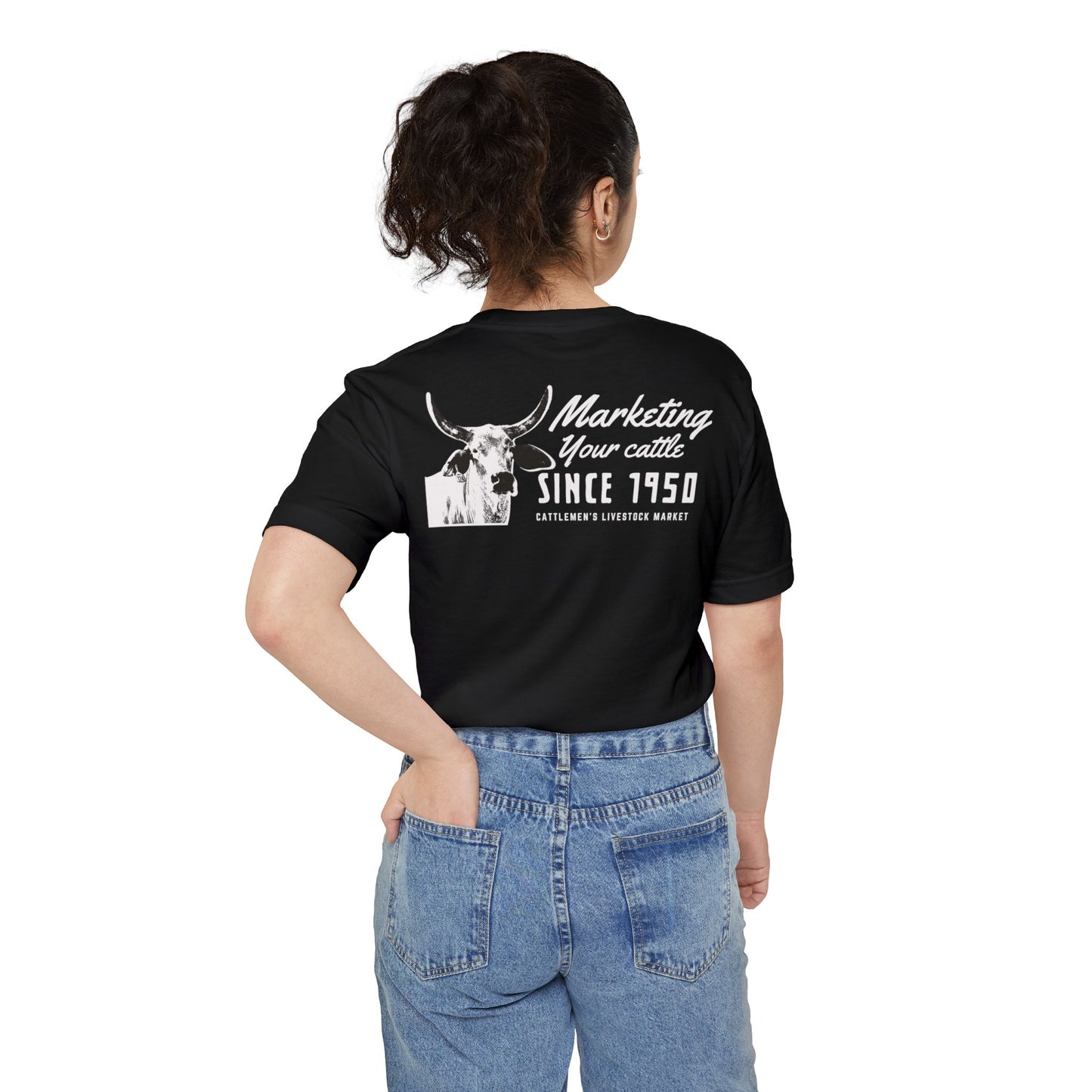 Cattlemen'sSince 1950 - Navy Unisex Pocket T-shirt