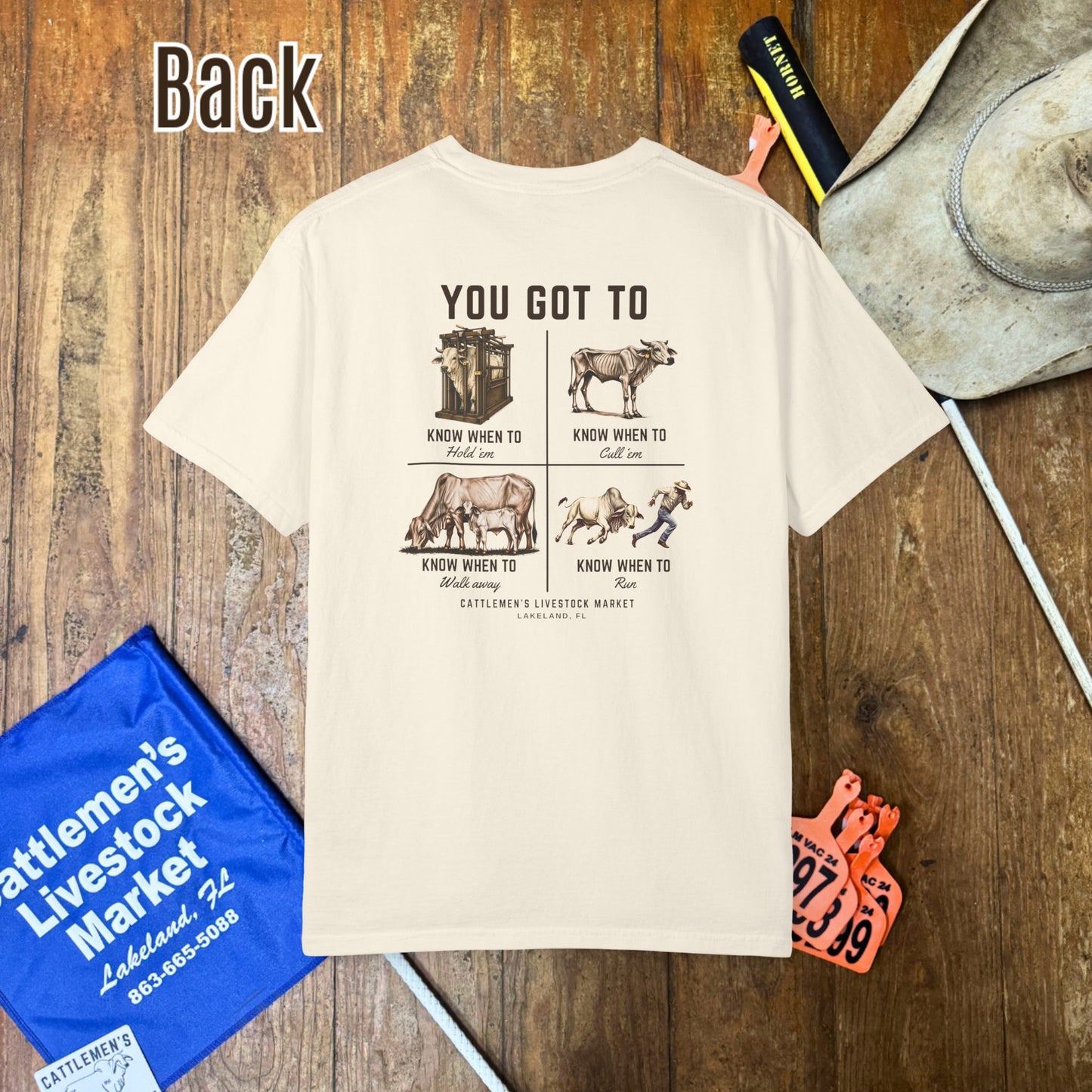 The Gambler Tee - Front & Back