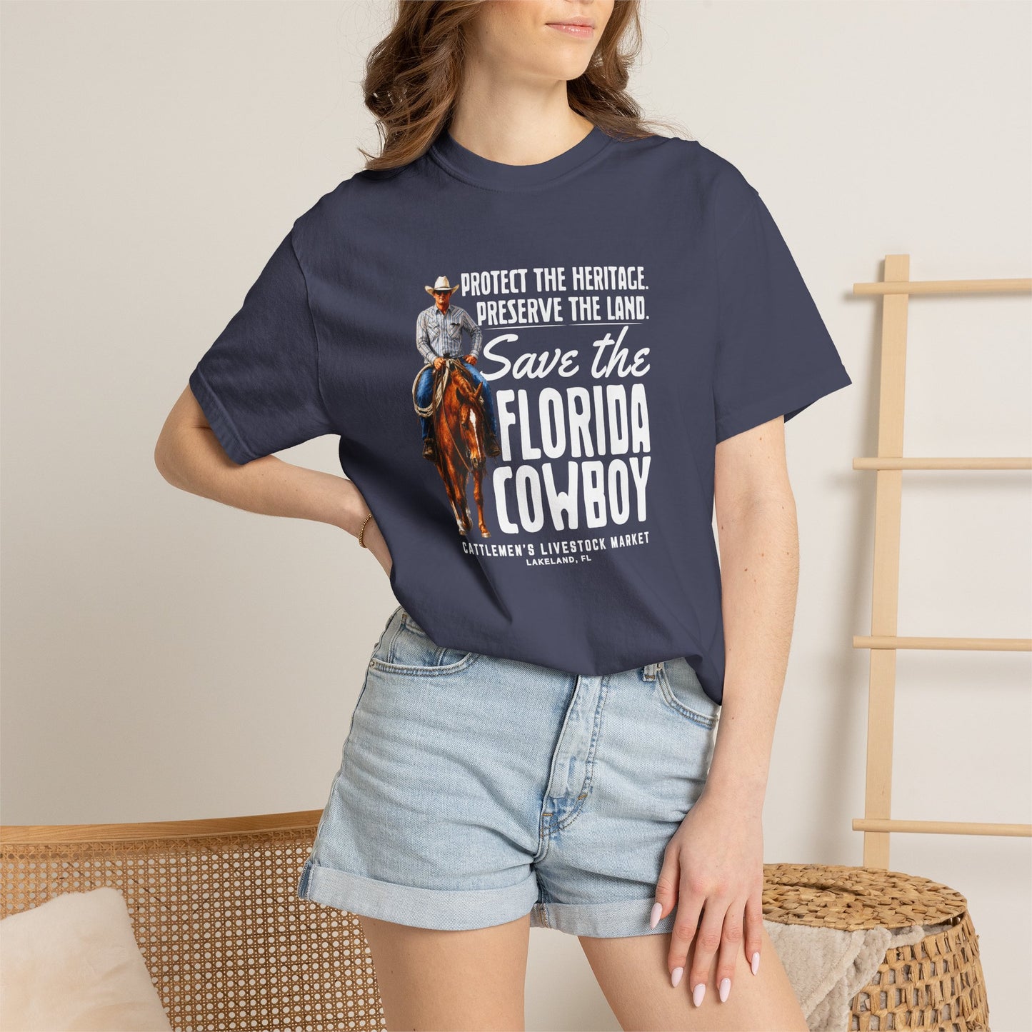 The Fussell - SAVE THE FLORIDA COWBOY | Comfort Colors tee