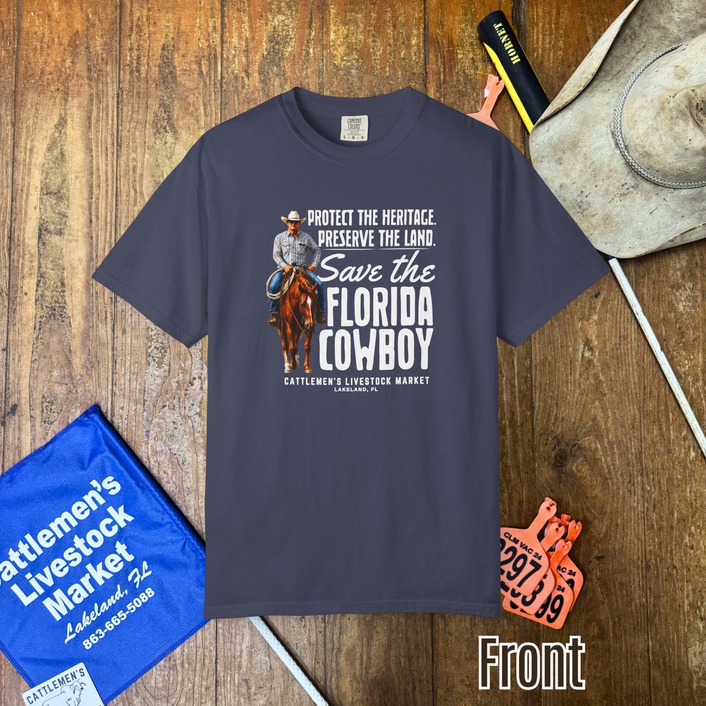 The Fussell - SAVE THE FLORIDA COWBOY | Comfort Colors tee
