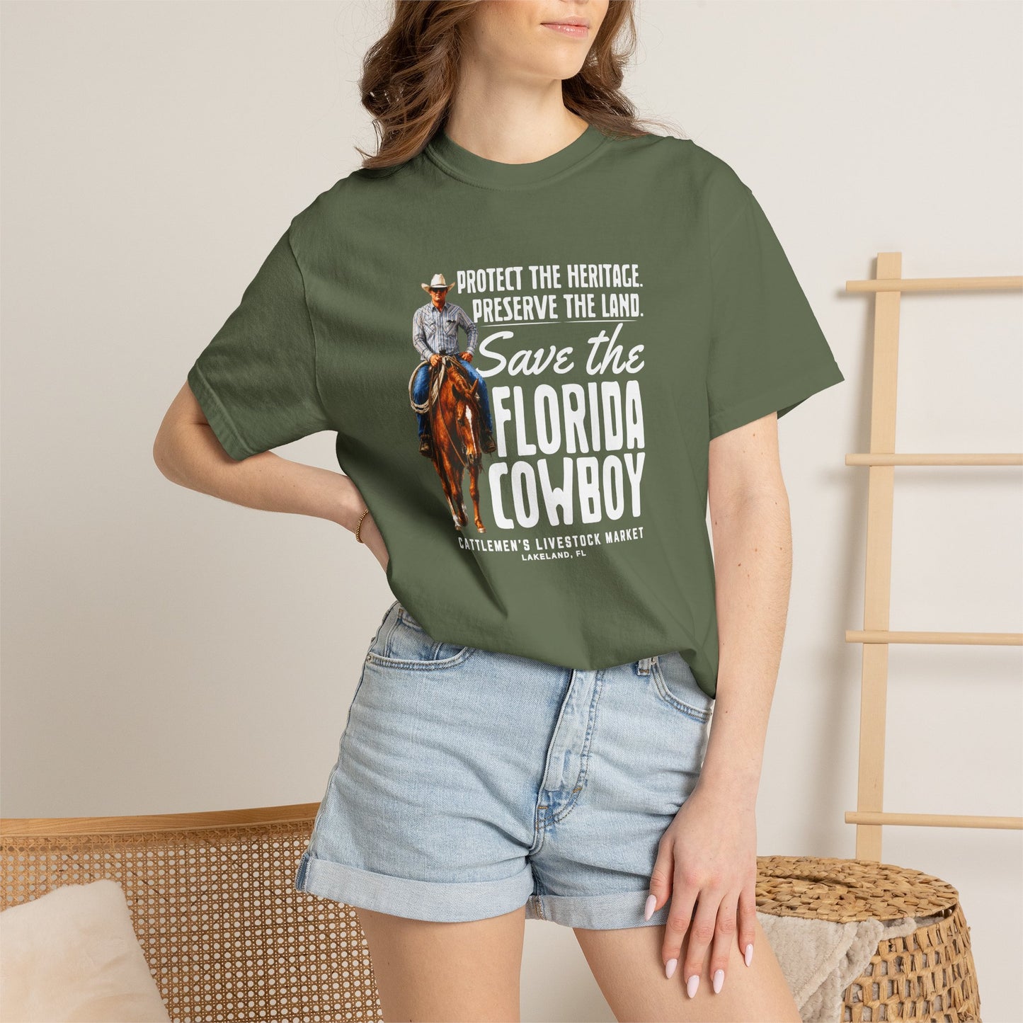The Fussell - SAVE THE FLORIDA COWBOY | Comfort Colors tee