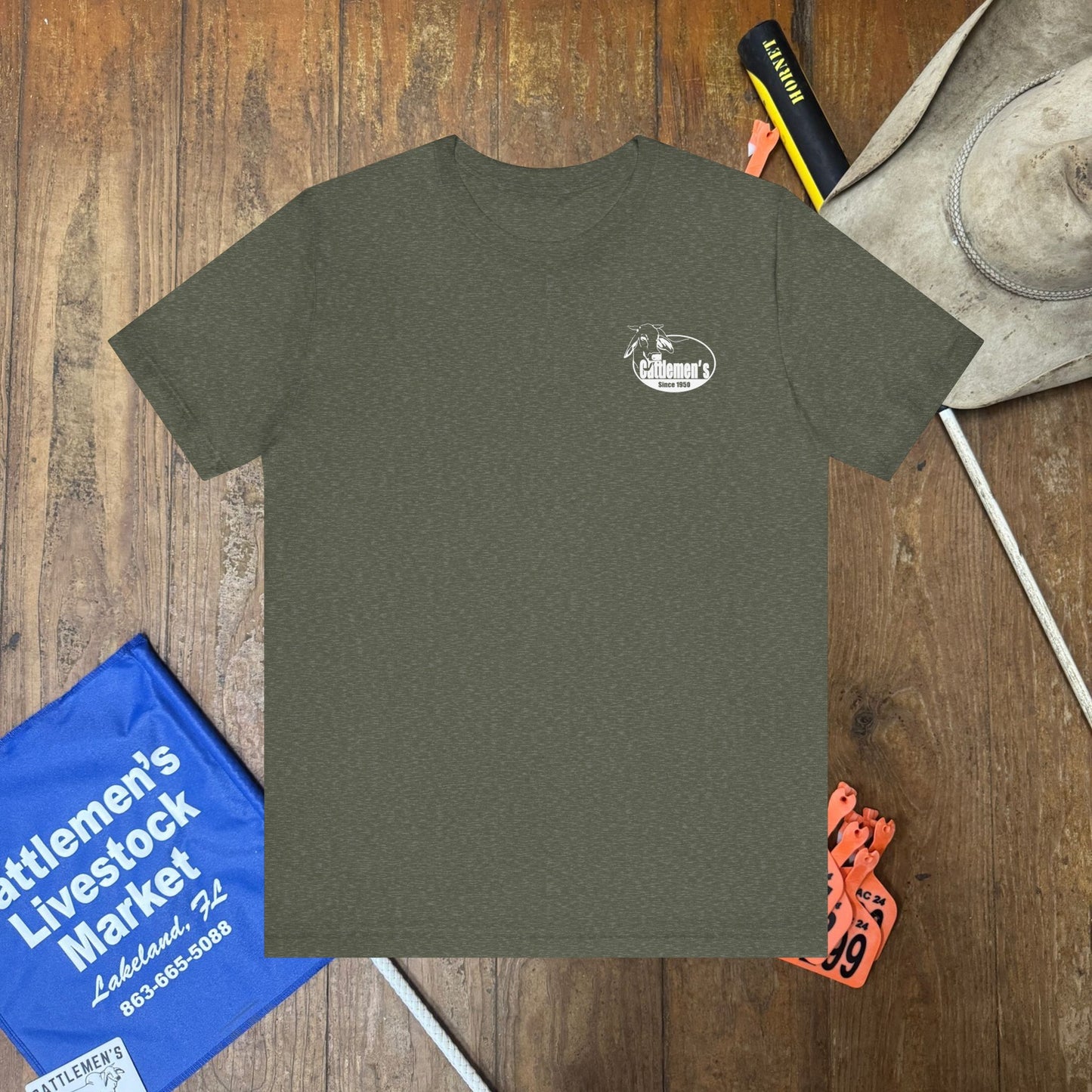 Cattlemen's Logo Tshirt | Unisex Jersey Short Sleeve Tee