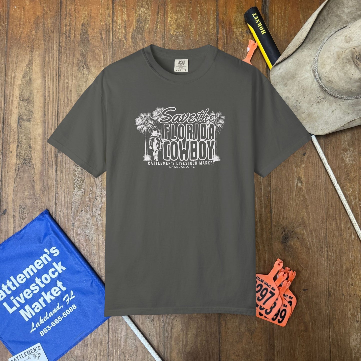 SAVE THE FLORIDA COWBOY | Comfort Colors tee