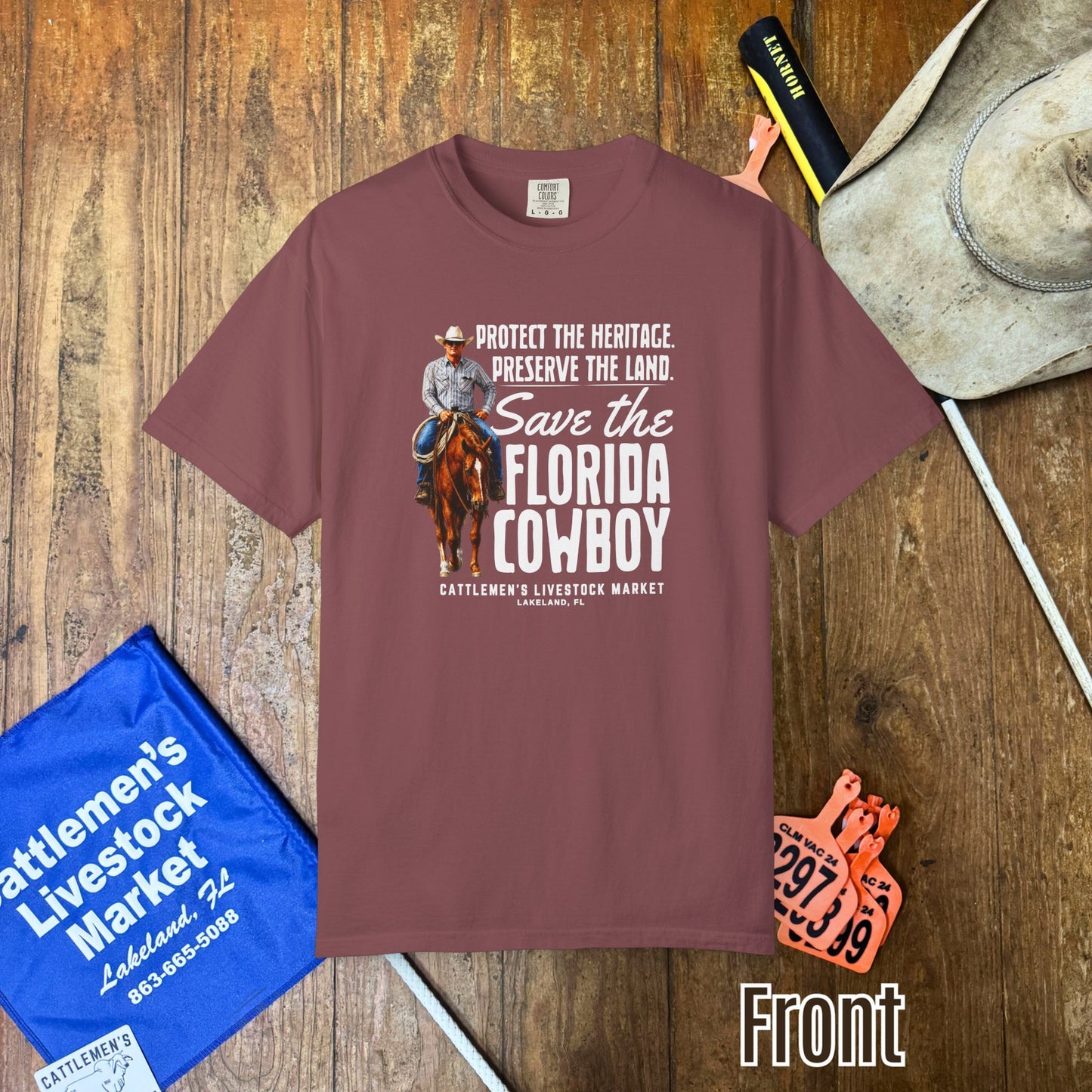 The Fussell - SAVE THE FLORIDA COWBOY | Comfort Colors tee