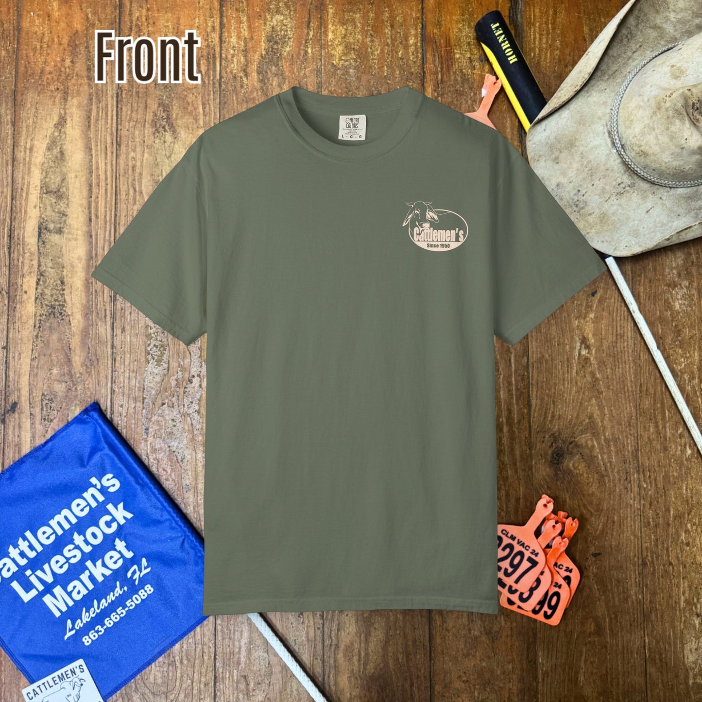 Cattlemen's Bammer - CoffortColors Tshirt